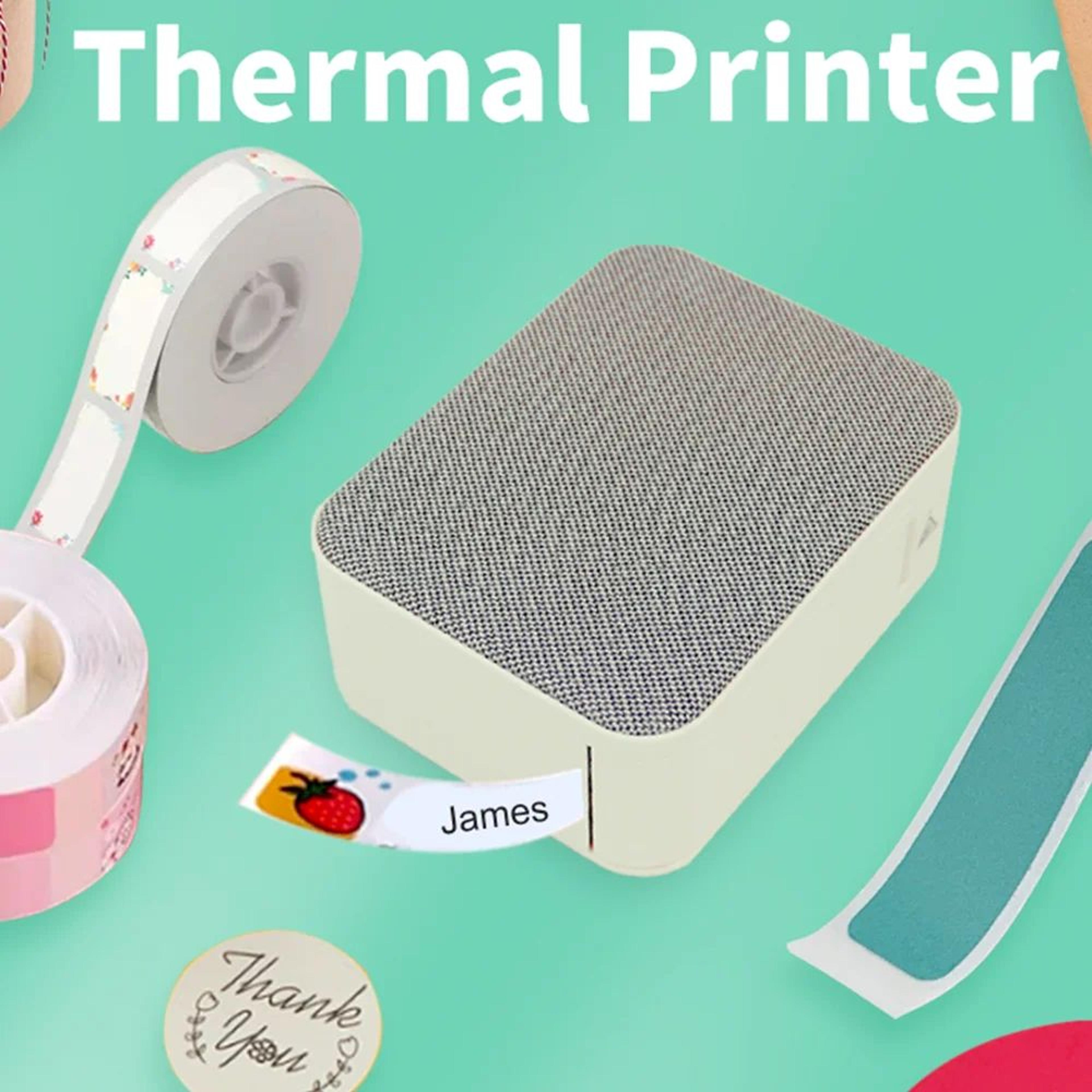 mini bluetooth thermal label printer for home and office organization