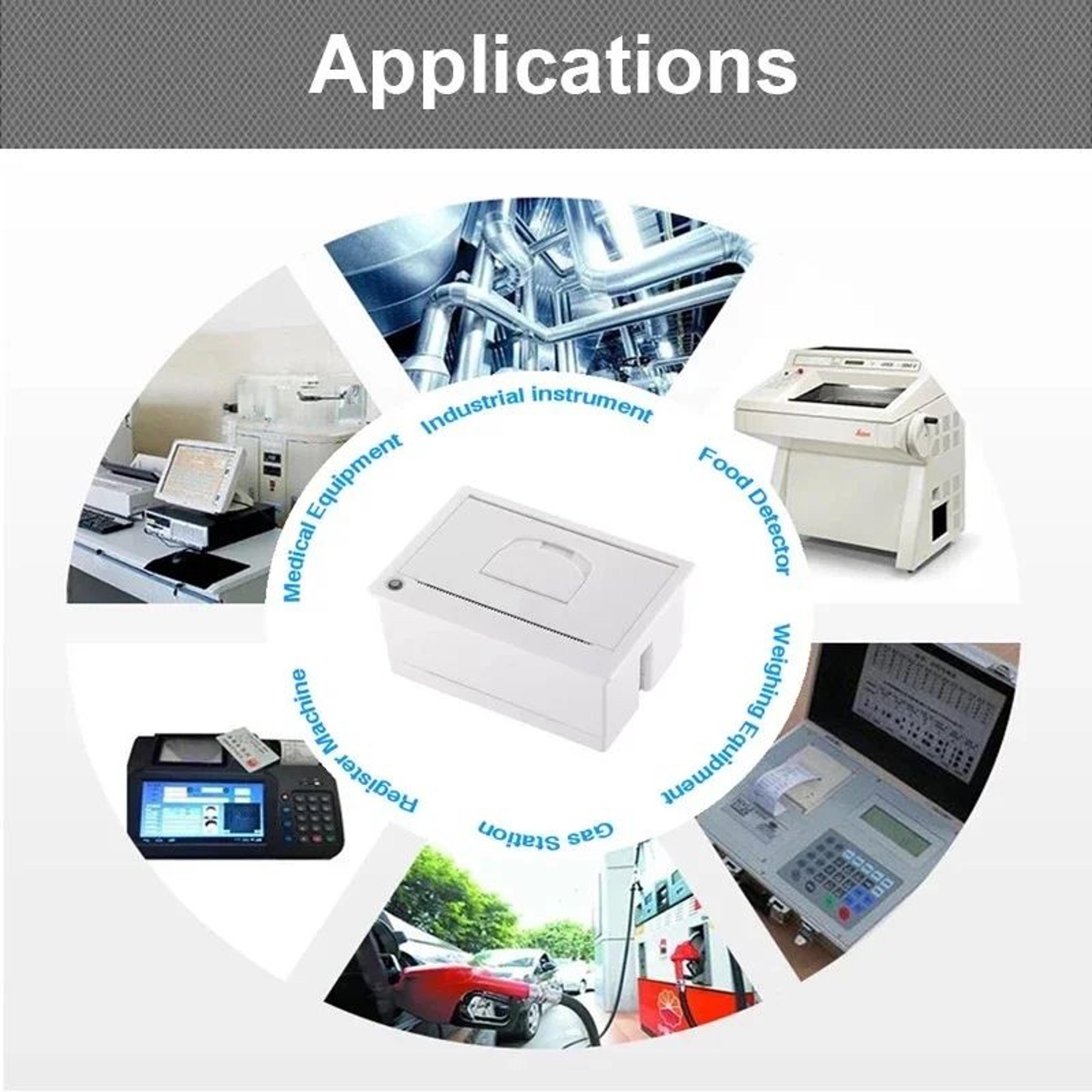 58mm mini embedded thermal receipt printer with usb ttl rs232 interface