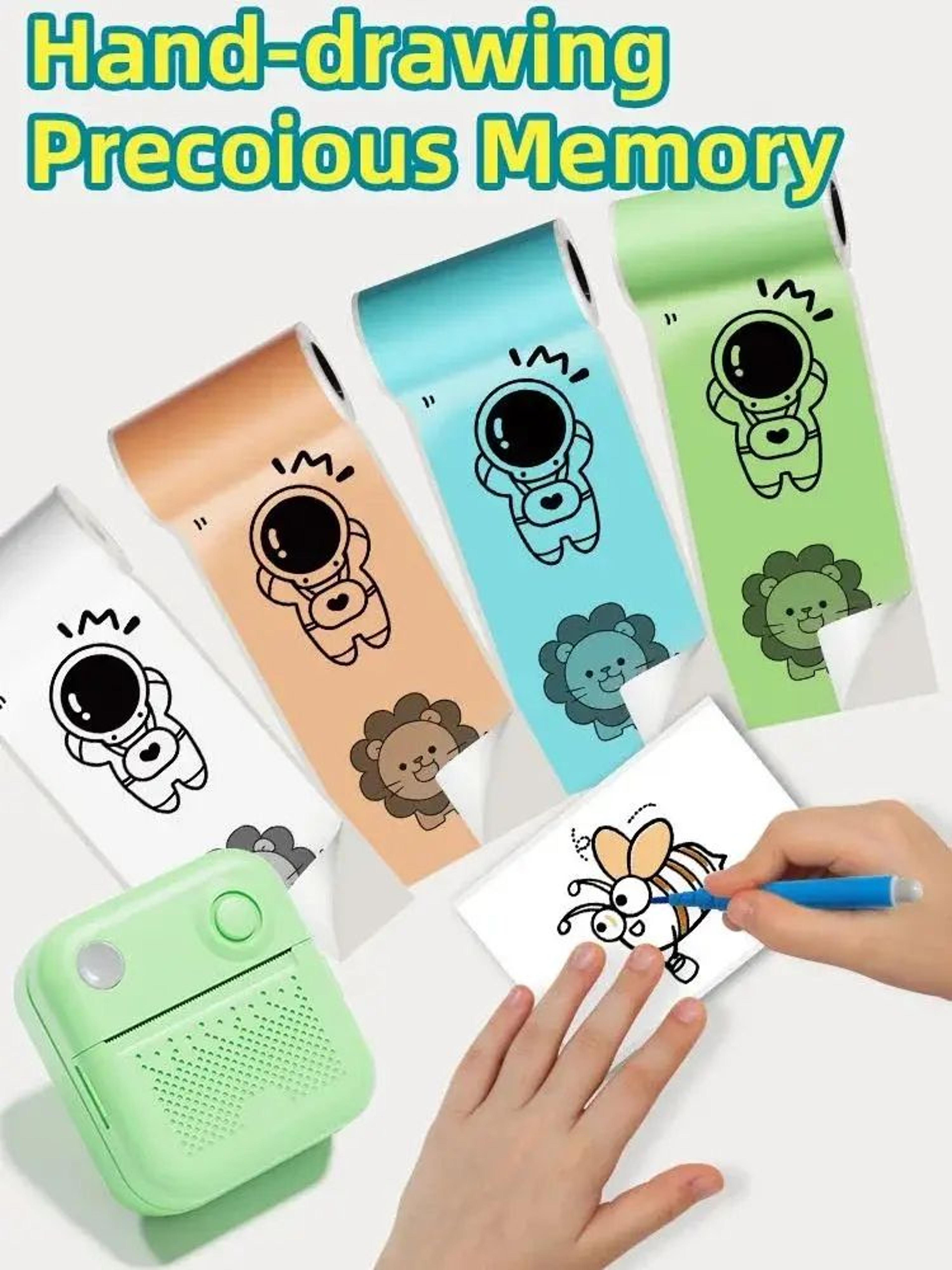 57mm self-adhesive thermal sticker paper for mini pocket printers