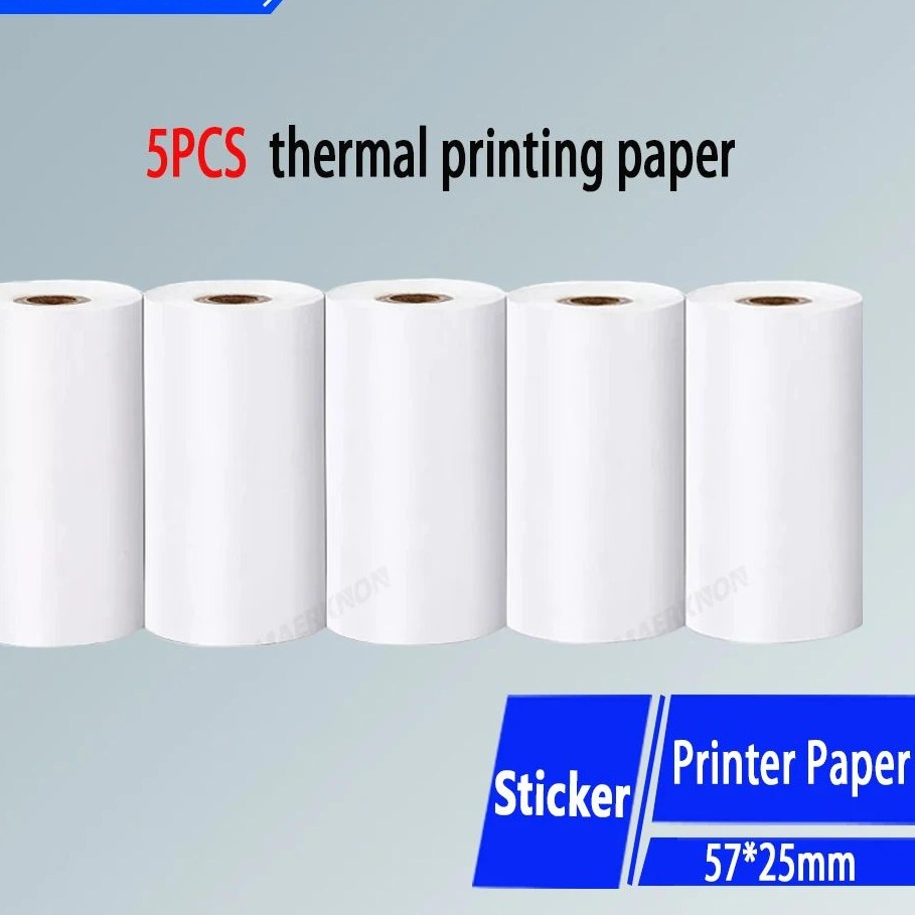 57mm non-adhesive thermal paper rolls for mini pocket printers