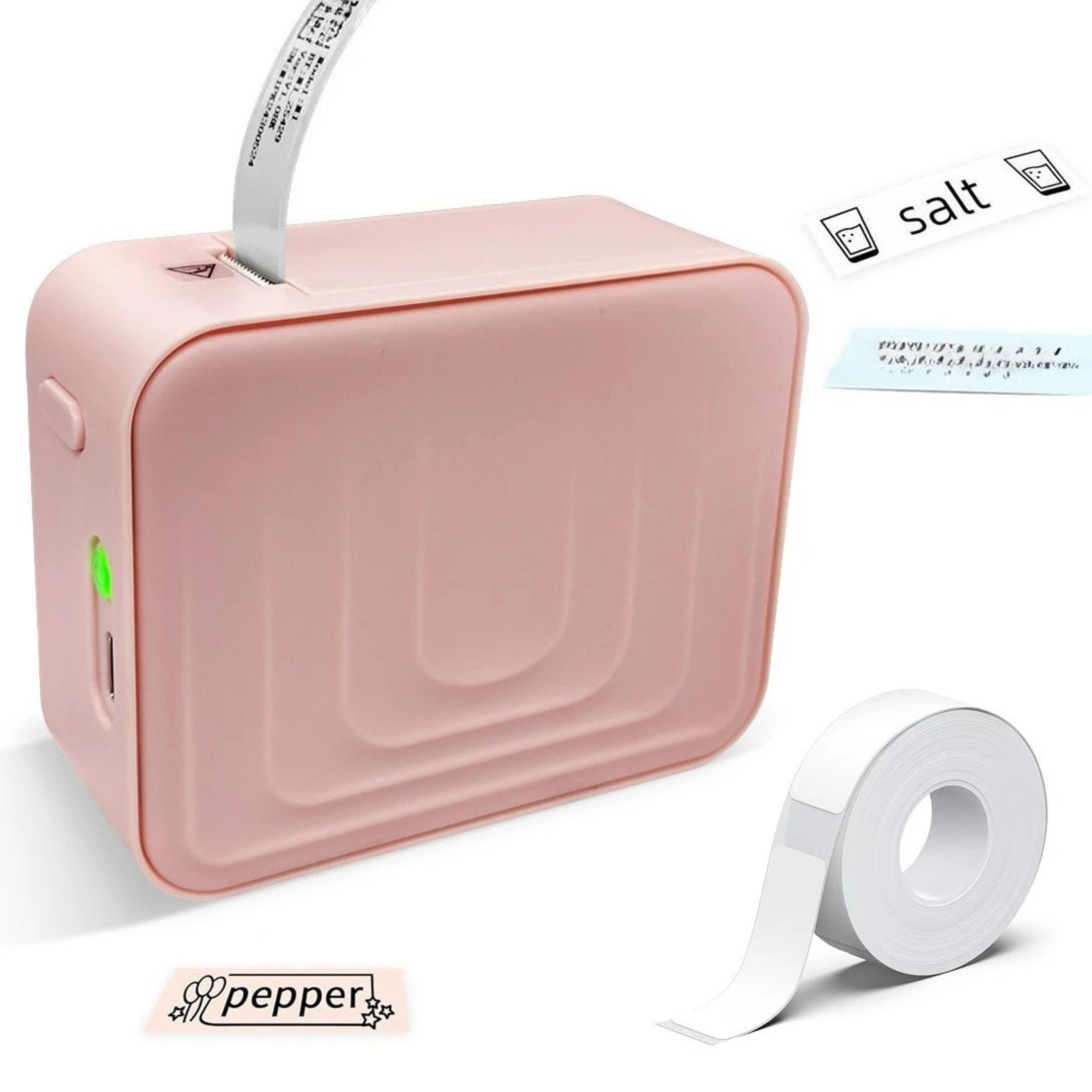 mini bluetooth thermal label maker portable inkless sticker printer for home and office