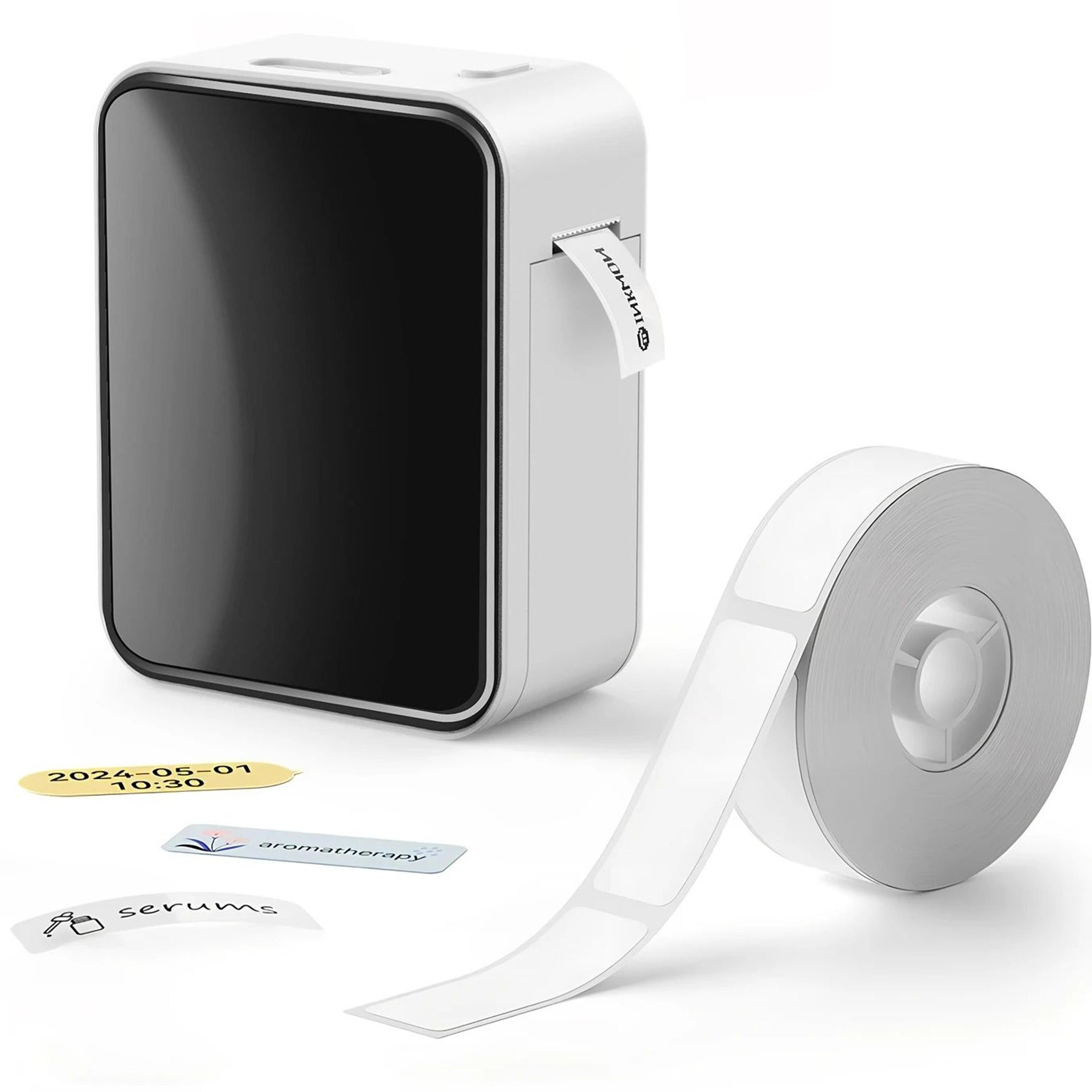 portable bluetooth thermal label printer for home and office organization