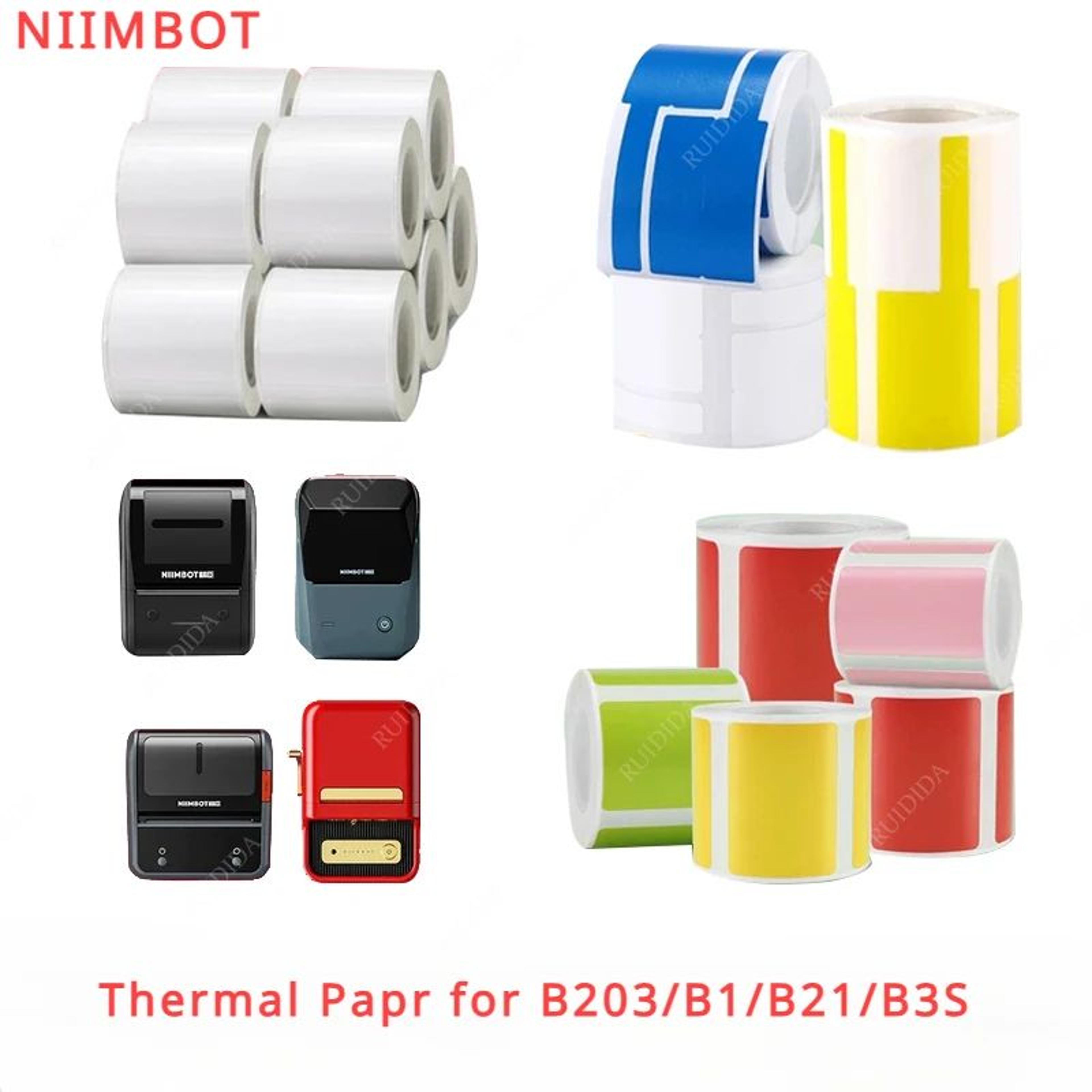 waterproof oil-resistant thermal label stickers - tear-resistant colored label paper roll
