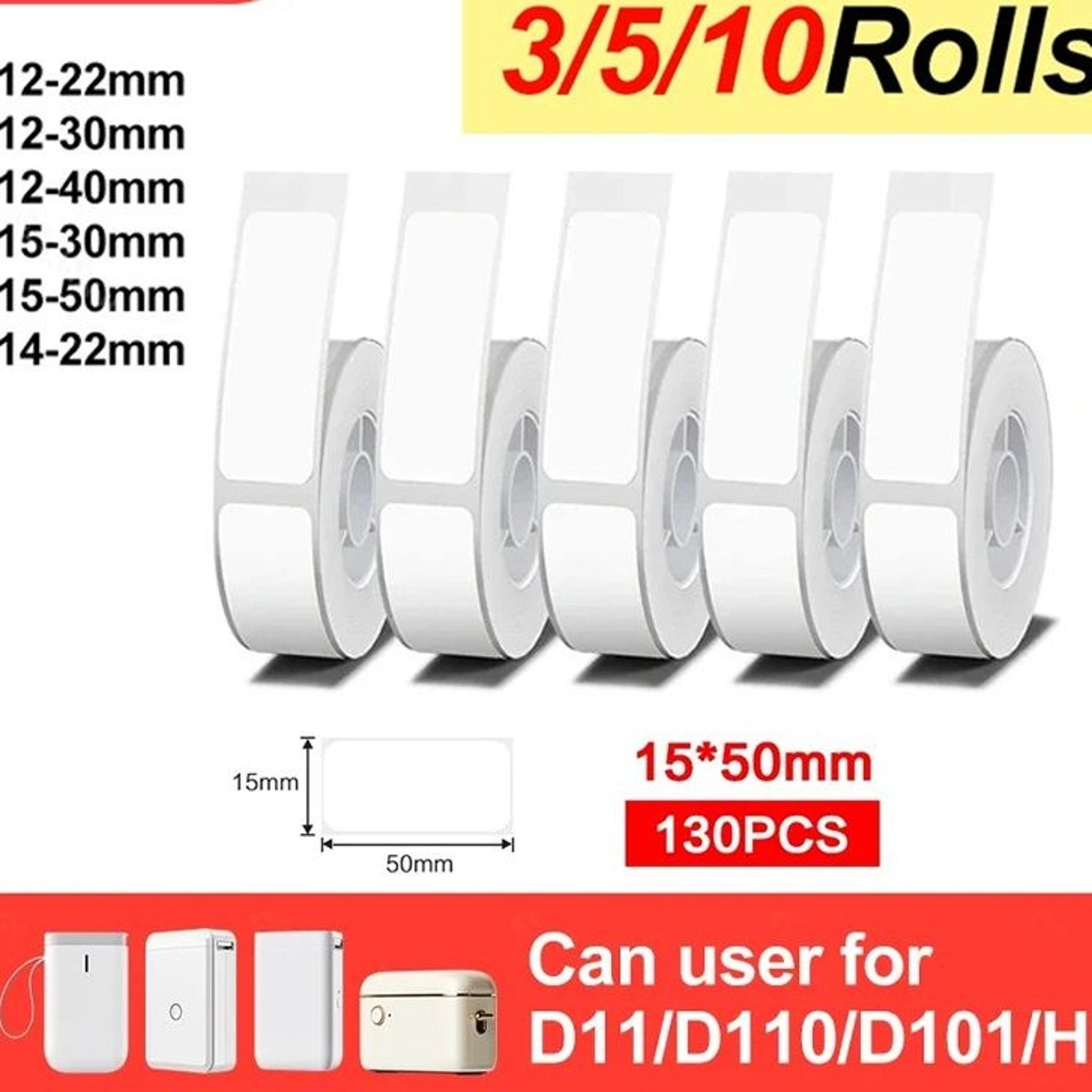 waterproof thermal label sticker rolls for d11 d101 d110 mini printers
