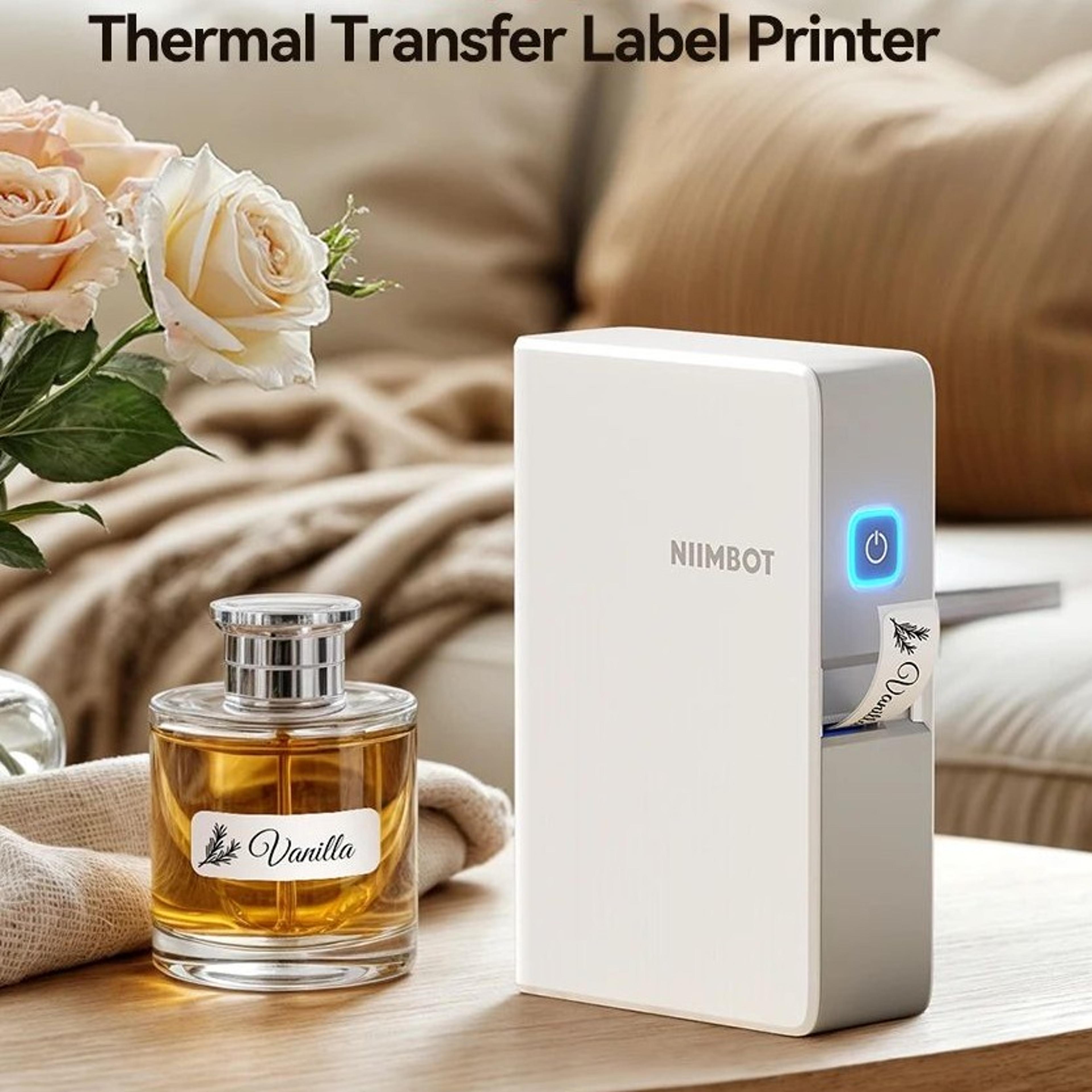 wireless thermal transfer label printer for home office and organization