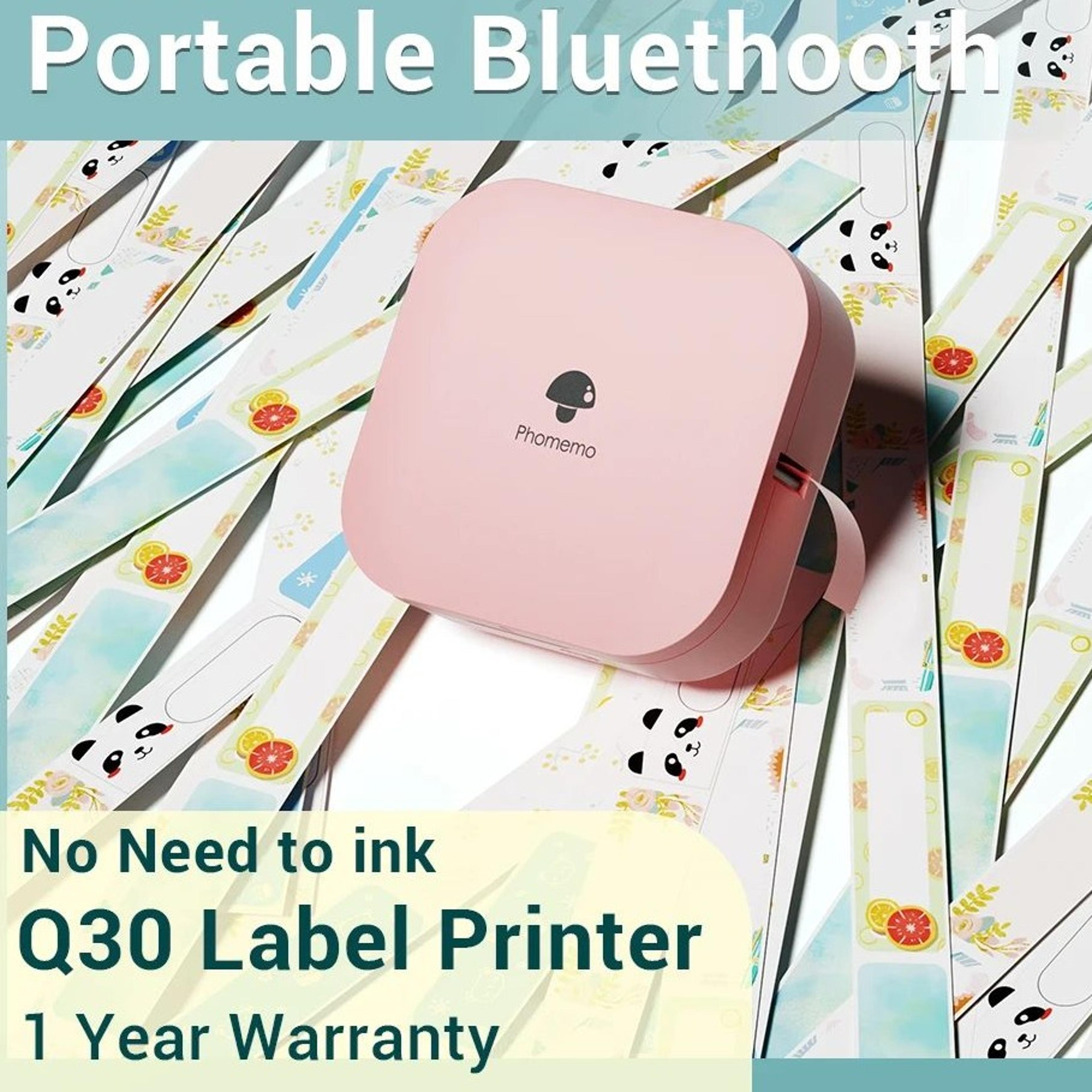 wireless mini thermal label printer for home office organization