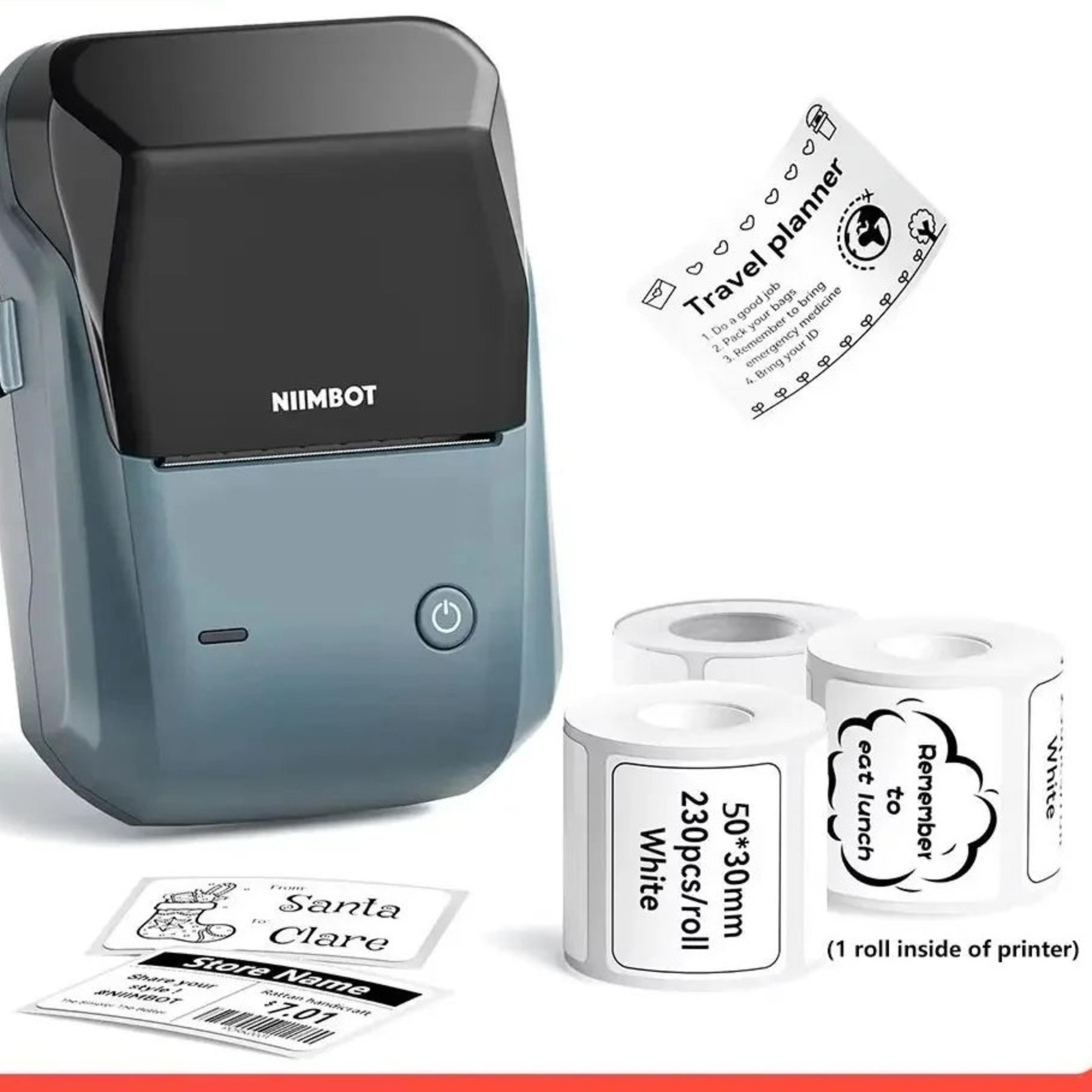 b1 mini bluetooth thermal label printer portable wireless sticker maker for home and office