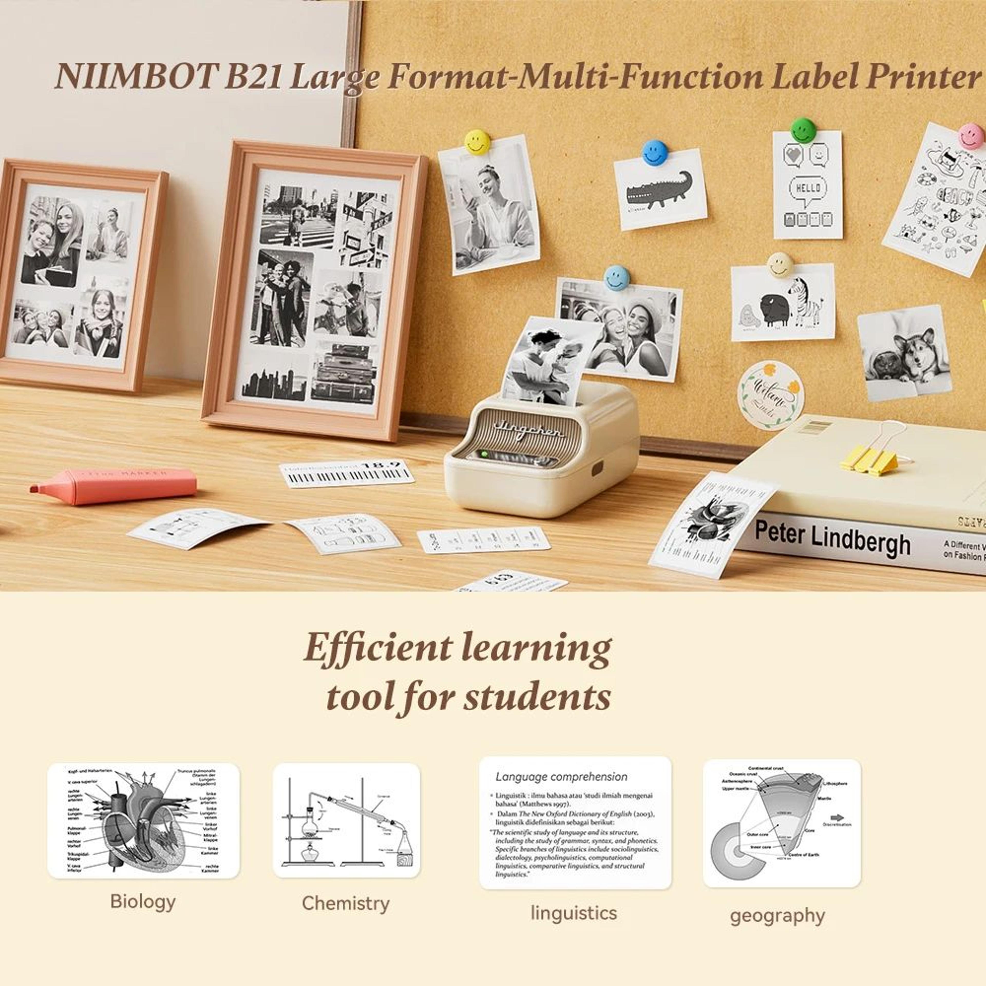 300dpi wireless bluetooth label printer 0.79-1.97 inch for home office and business