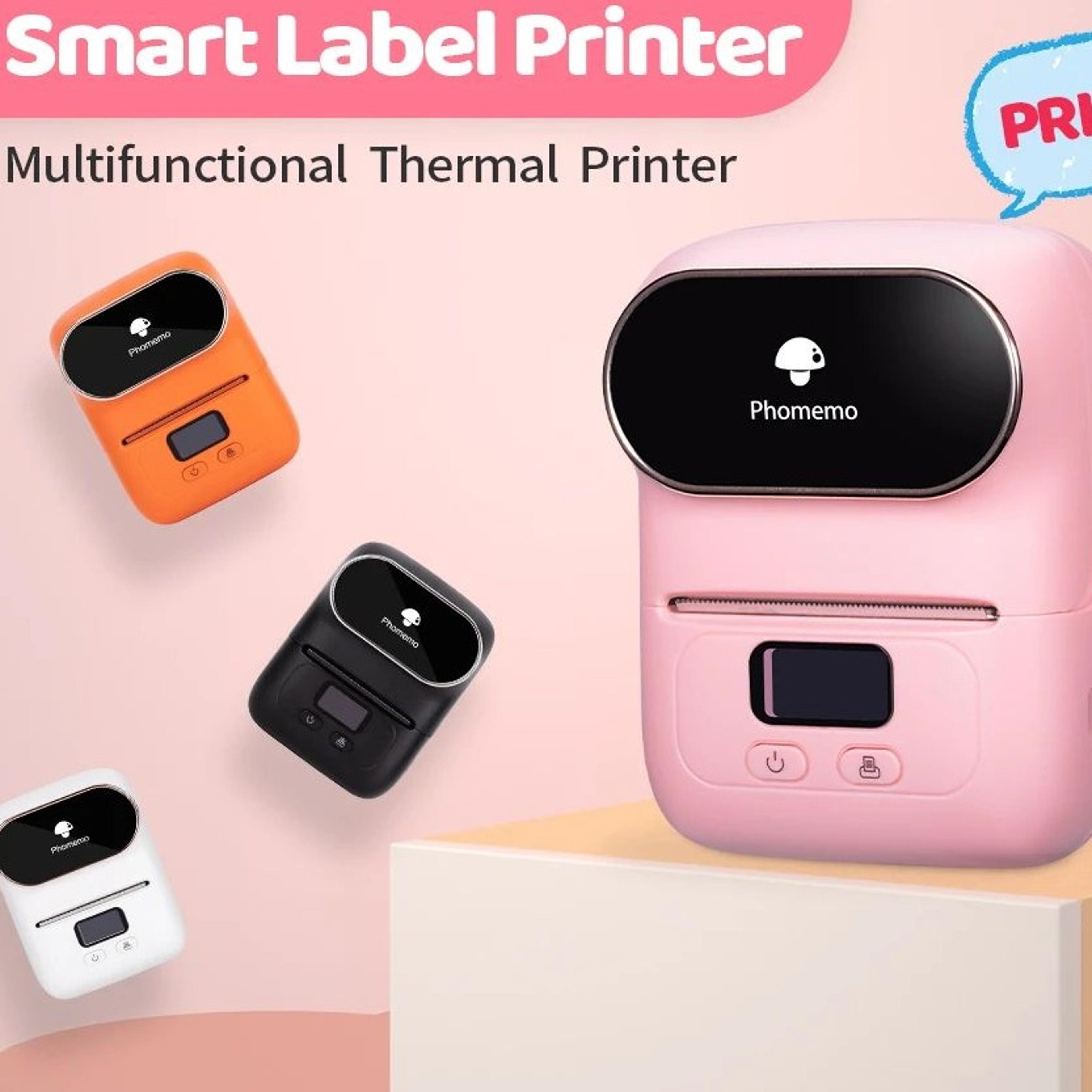 mini portable bluetooth thermal label printer for home and business