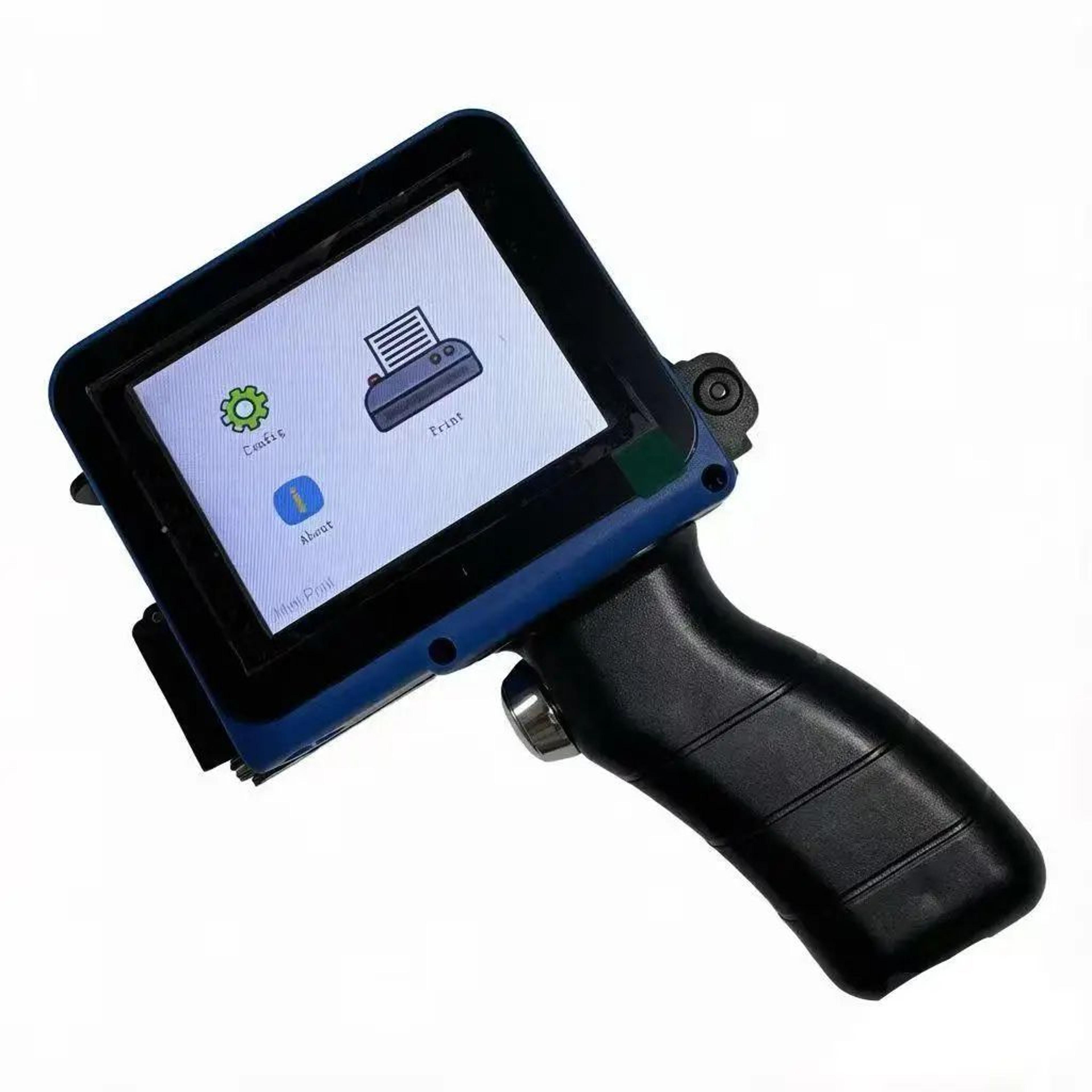 mini portable inkjet date code printer for bottles, packaging, qr codes and logos