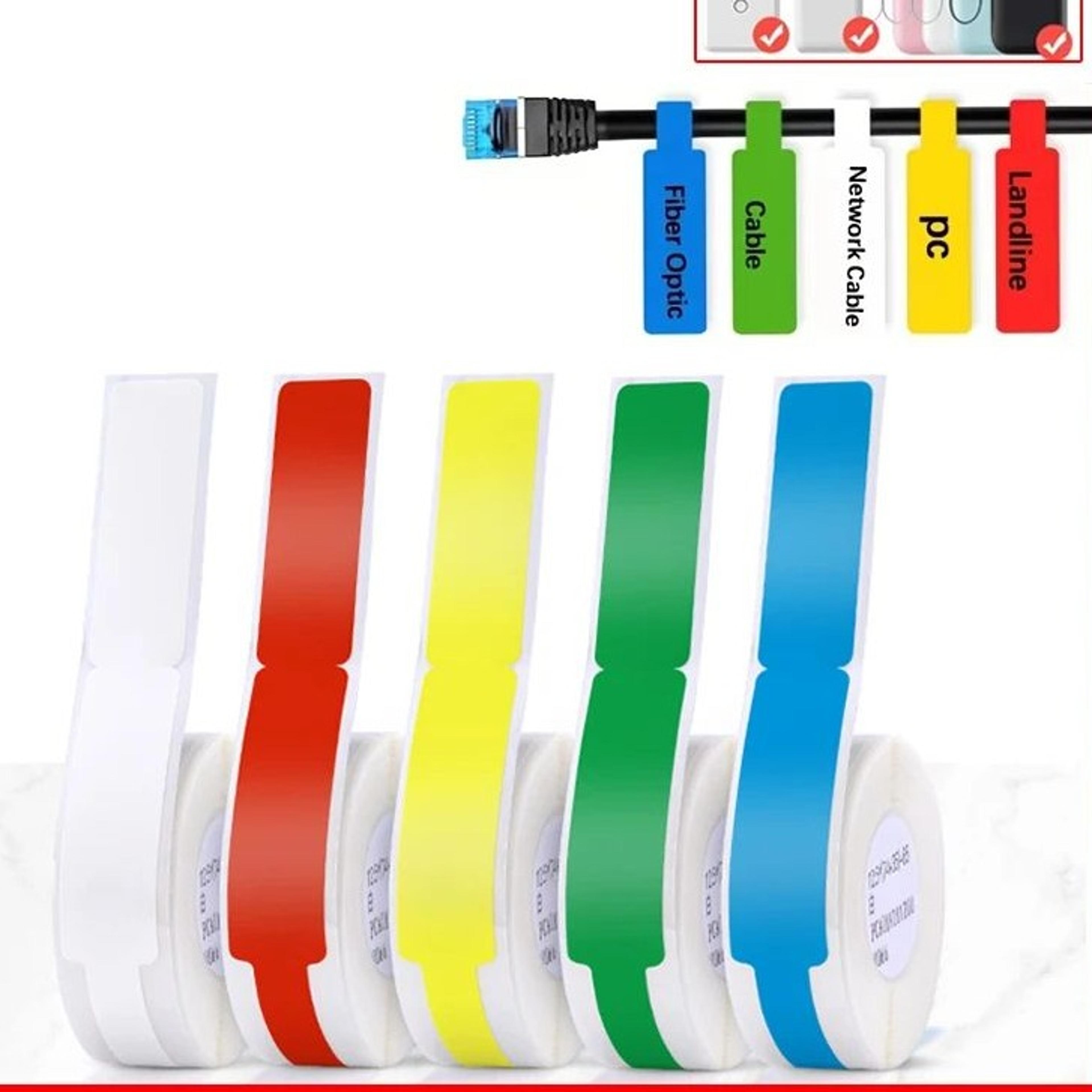 niimbot waterproof cable labels and color adhesive stickers for d11 d110 label printers