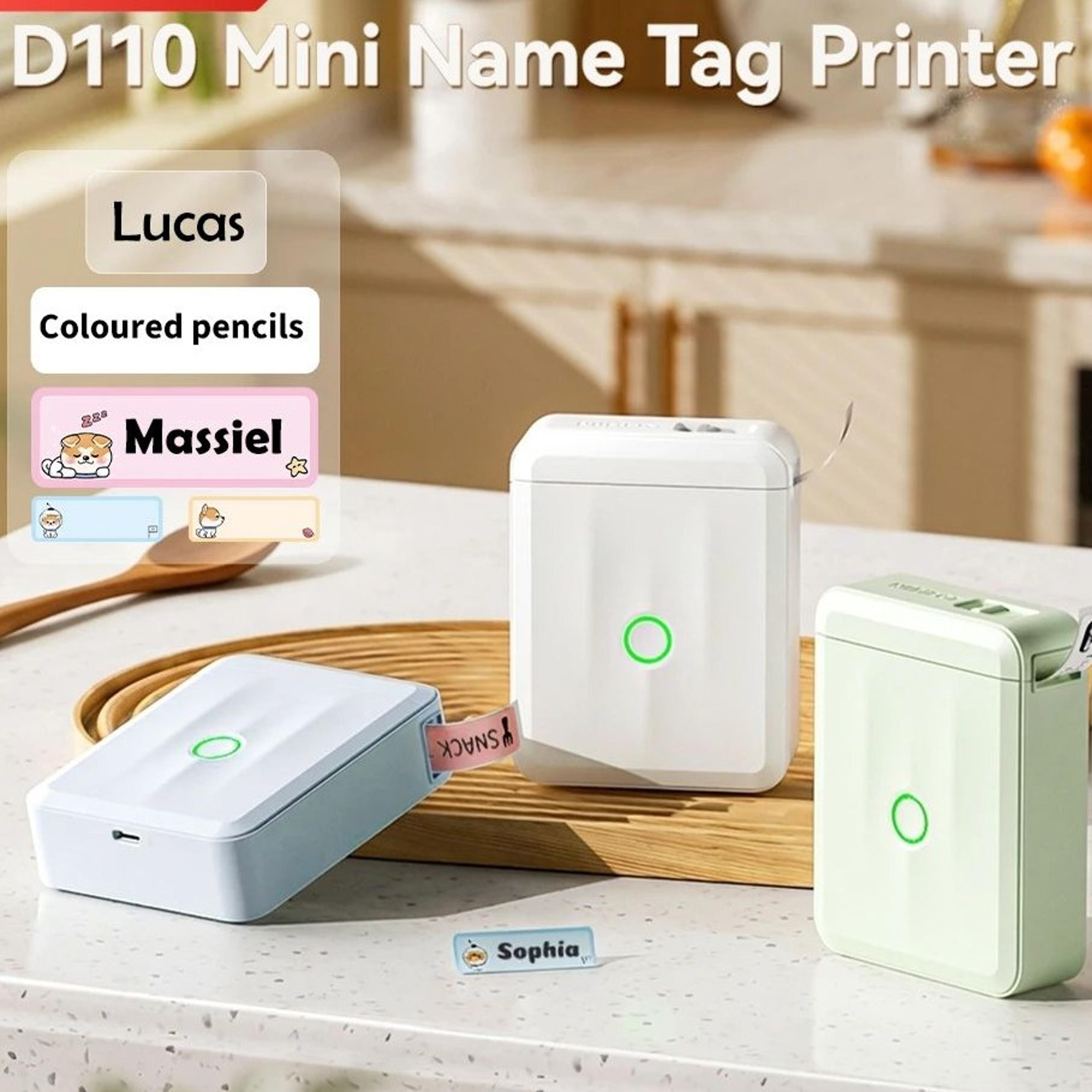 portable bluetooth label maker mini wireless thermal sticker printer for home and office