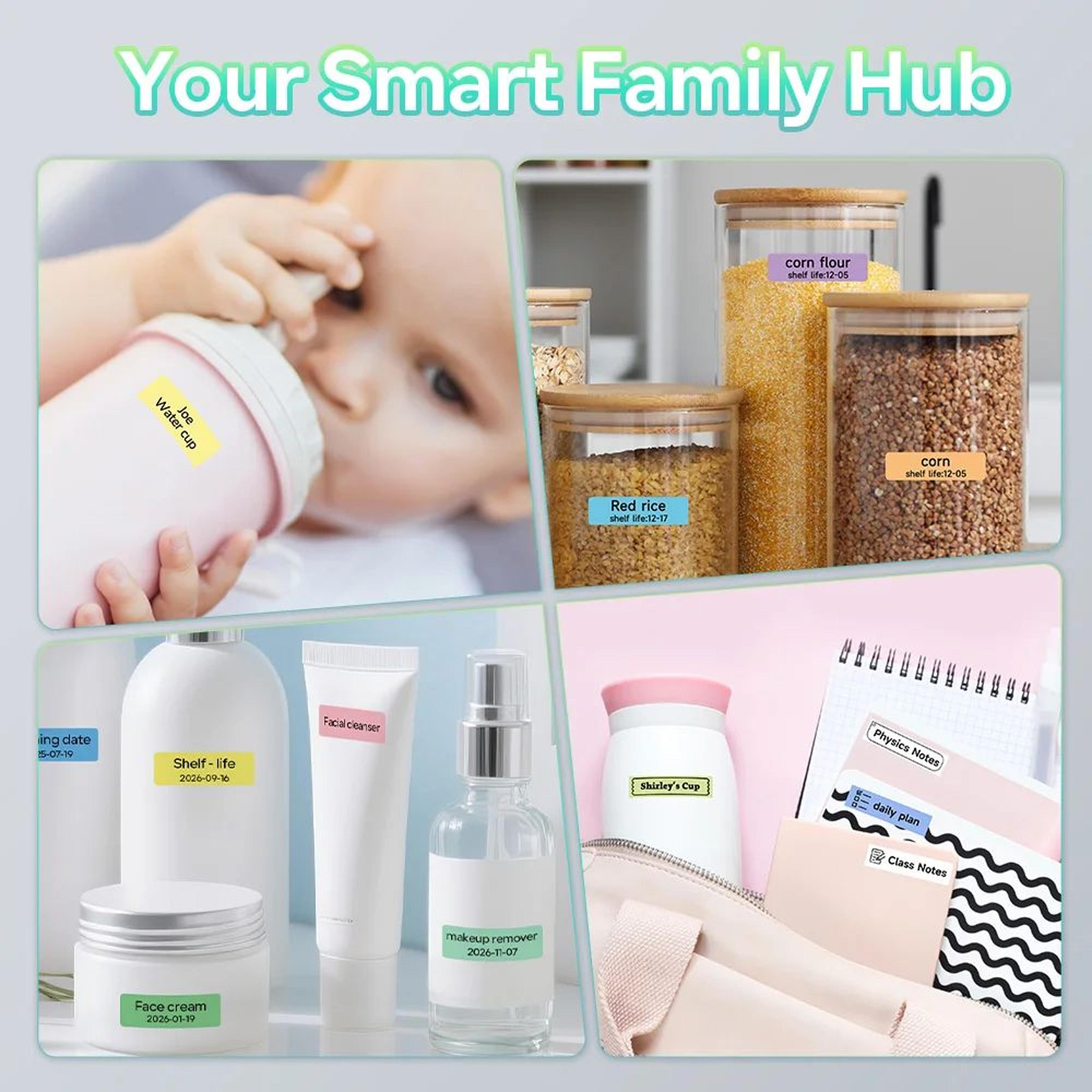 portable bluetooth thermal label printer q30 mini wireless sticker maker for ios and android
