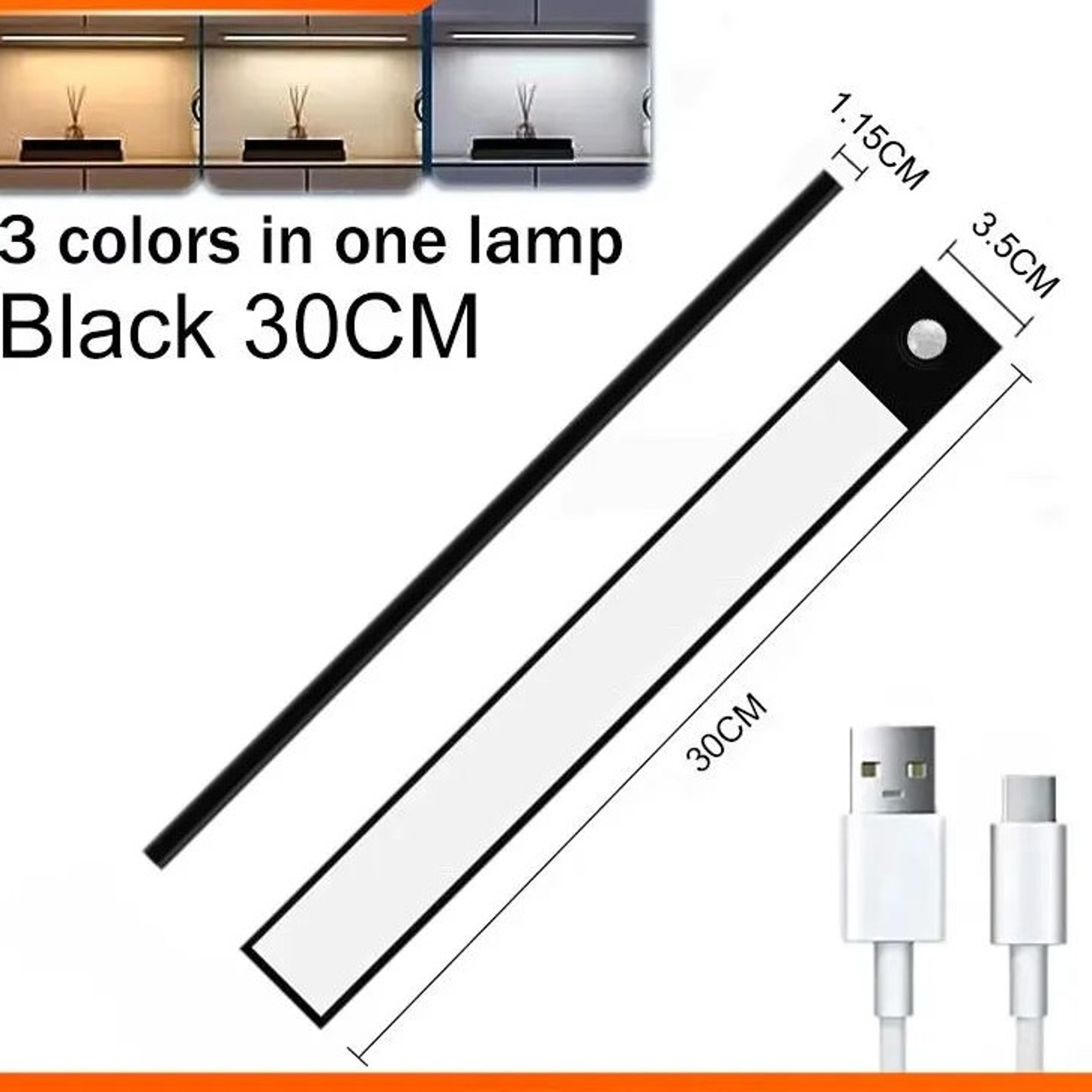 usb rechargeable led motion sensor under cabinet light bar for kitchen and closet