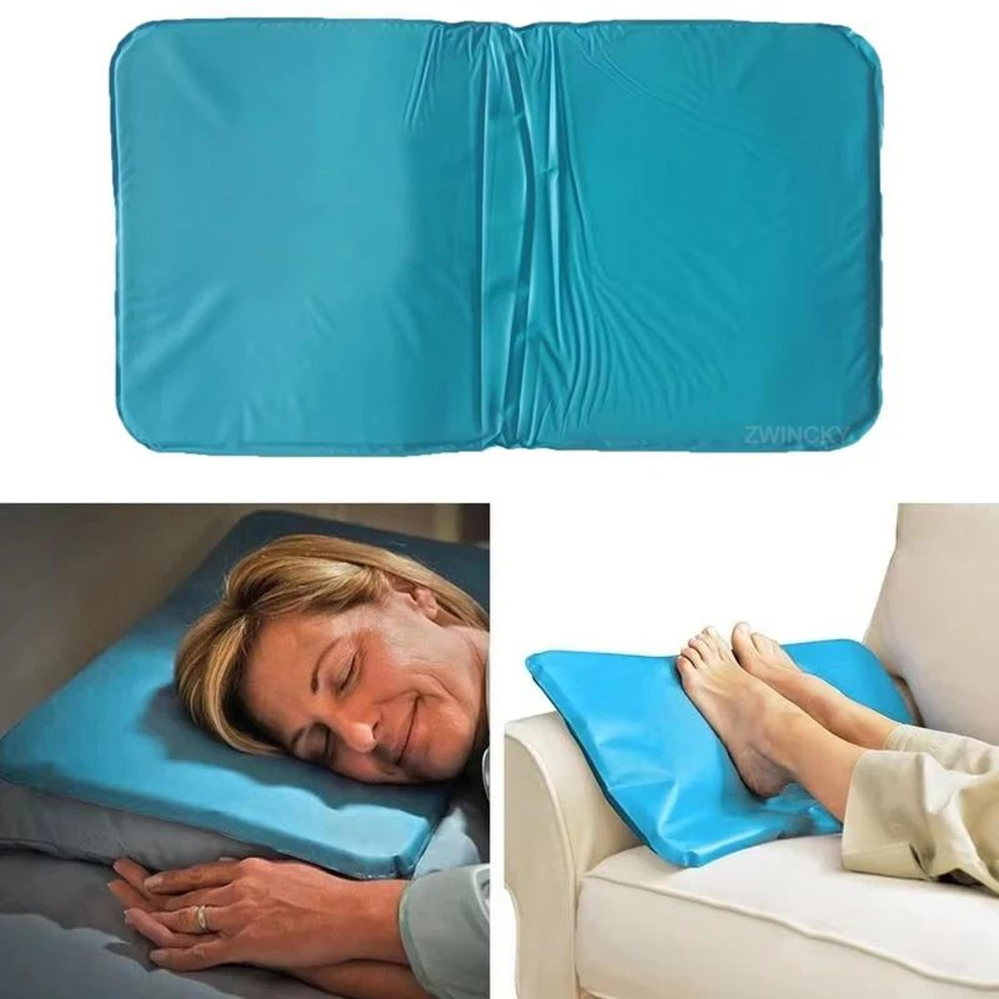 cooling pillow insert pad for summer sleep and neck comfort