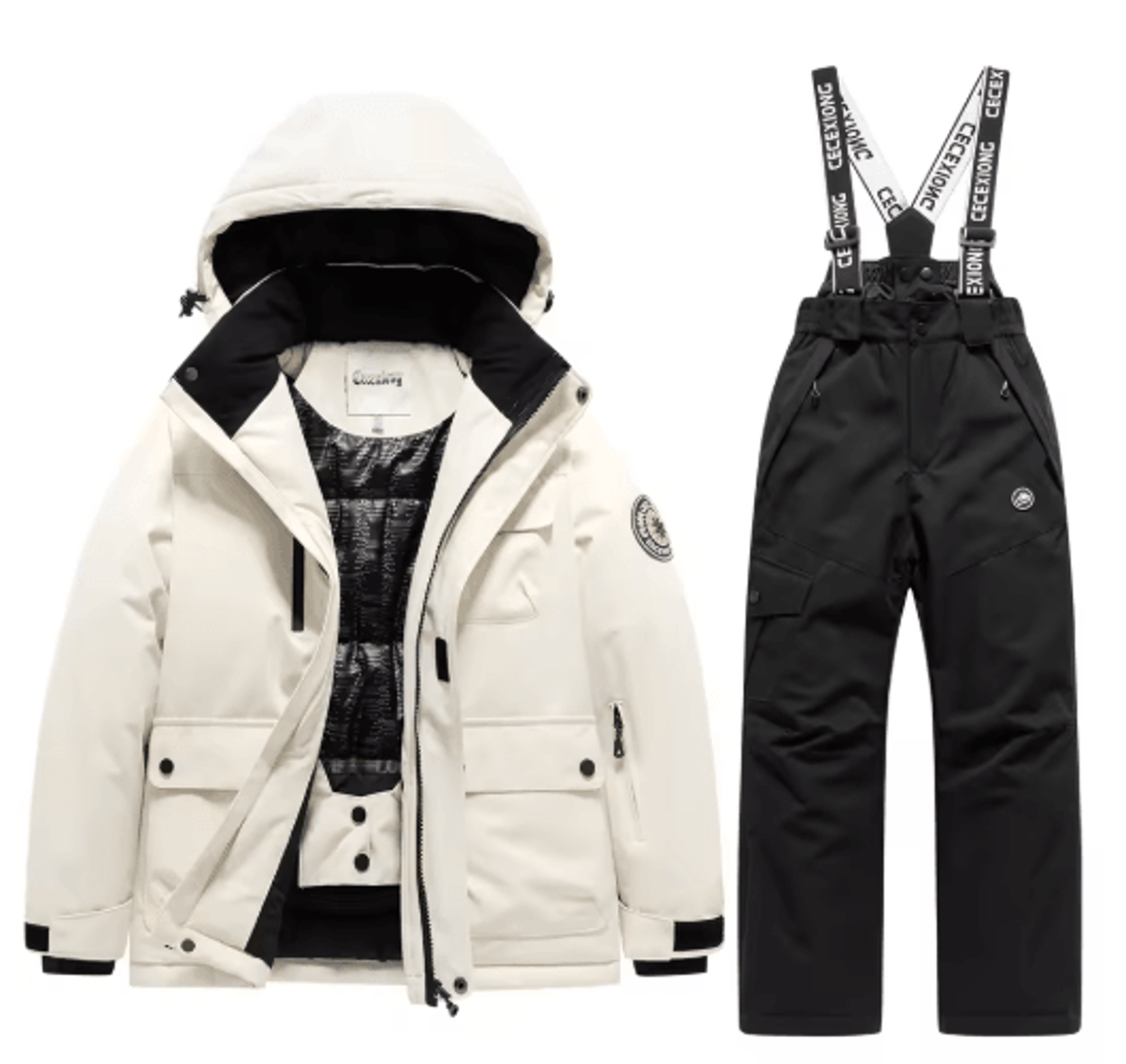 kids winter ski set, waterproof, warm snow