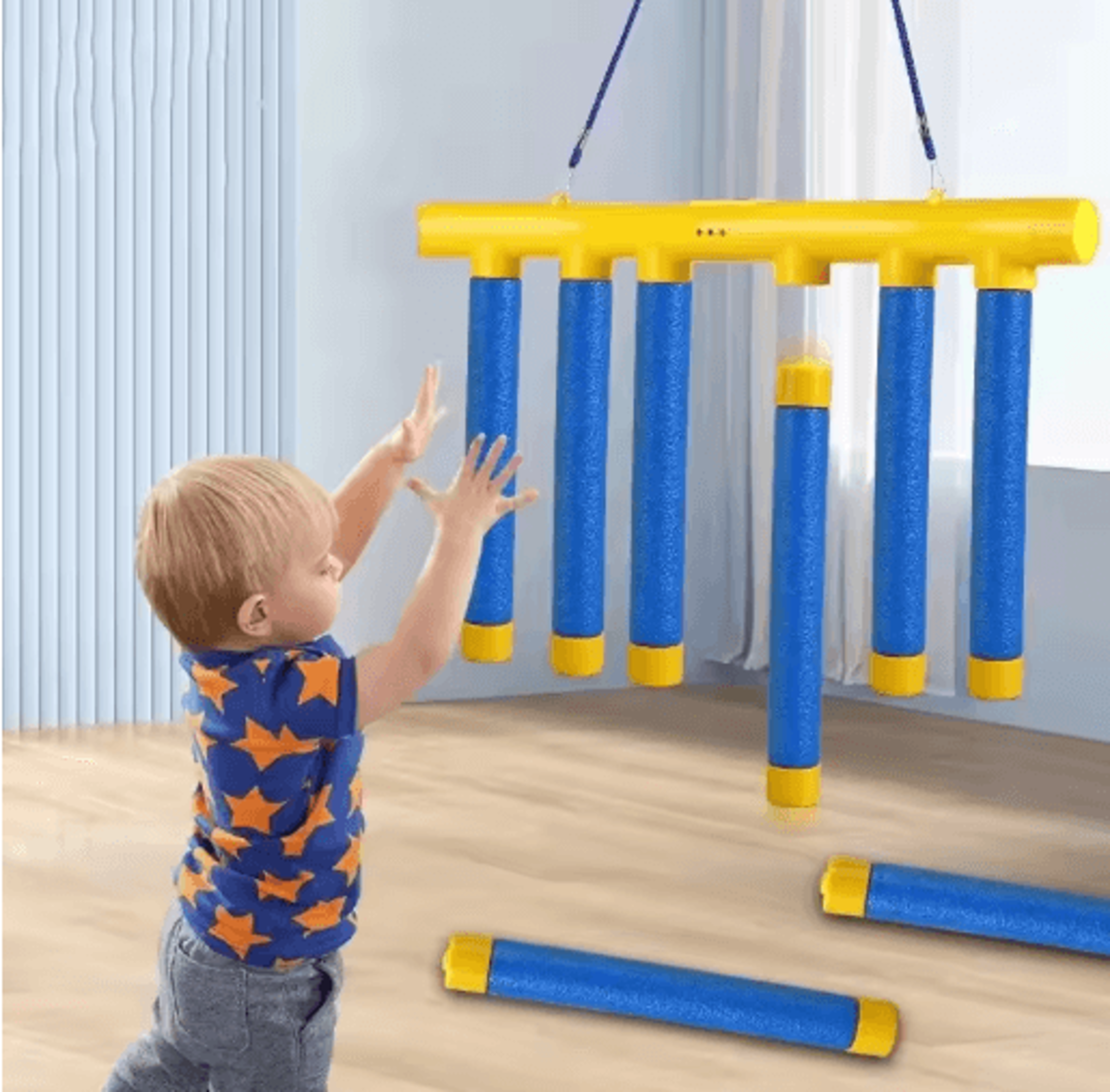 falling sticks catching game reaction reflex training sensory toy for kids and adults