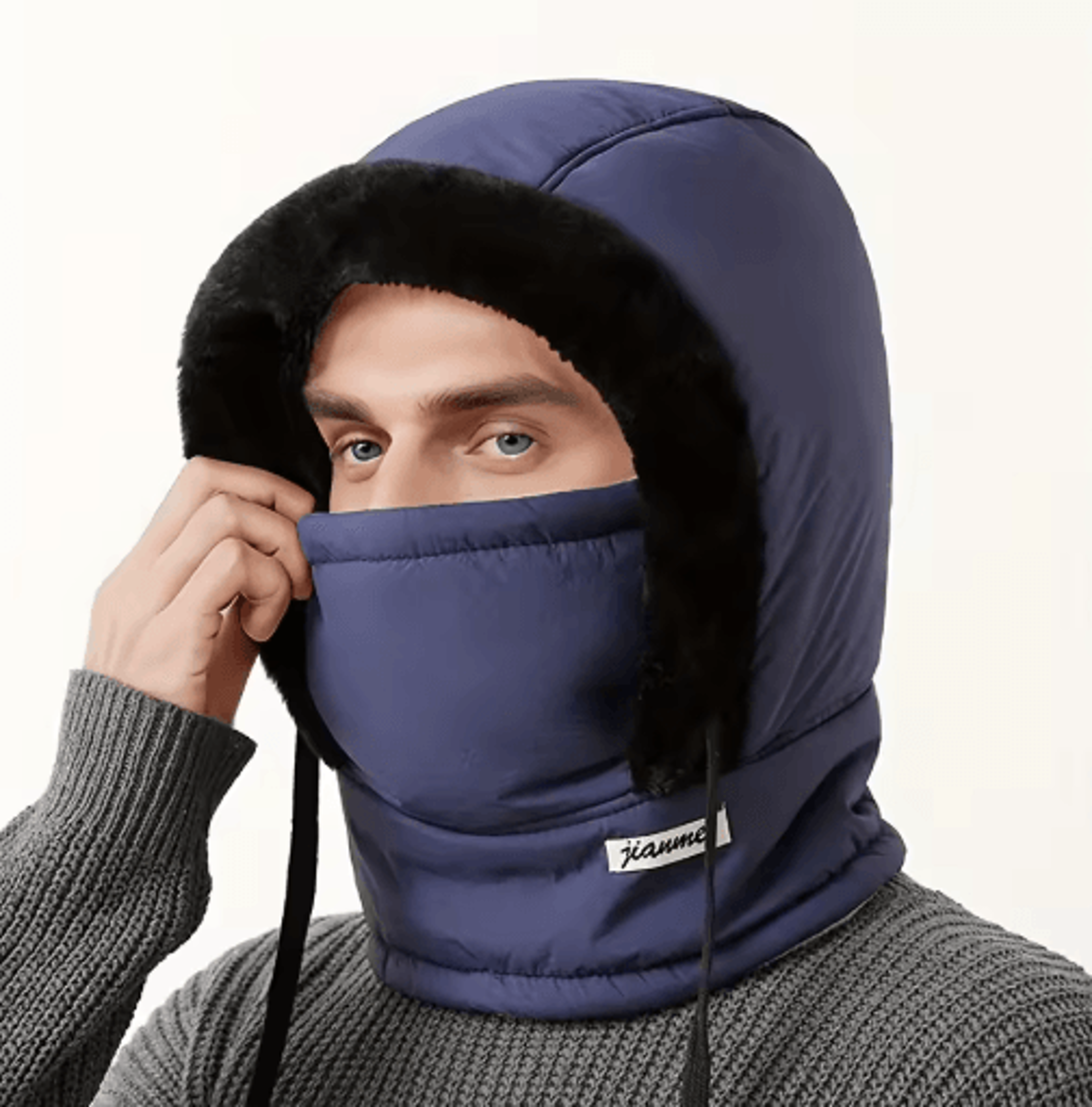 winter warm cycling hat thick velvet ear protection cap for men & women