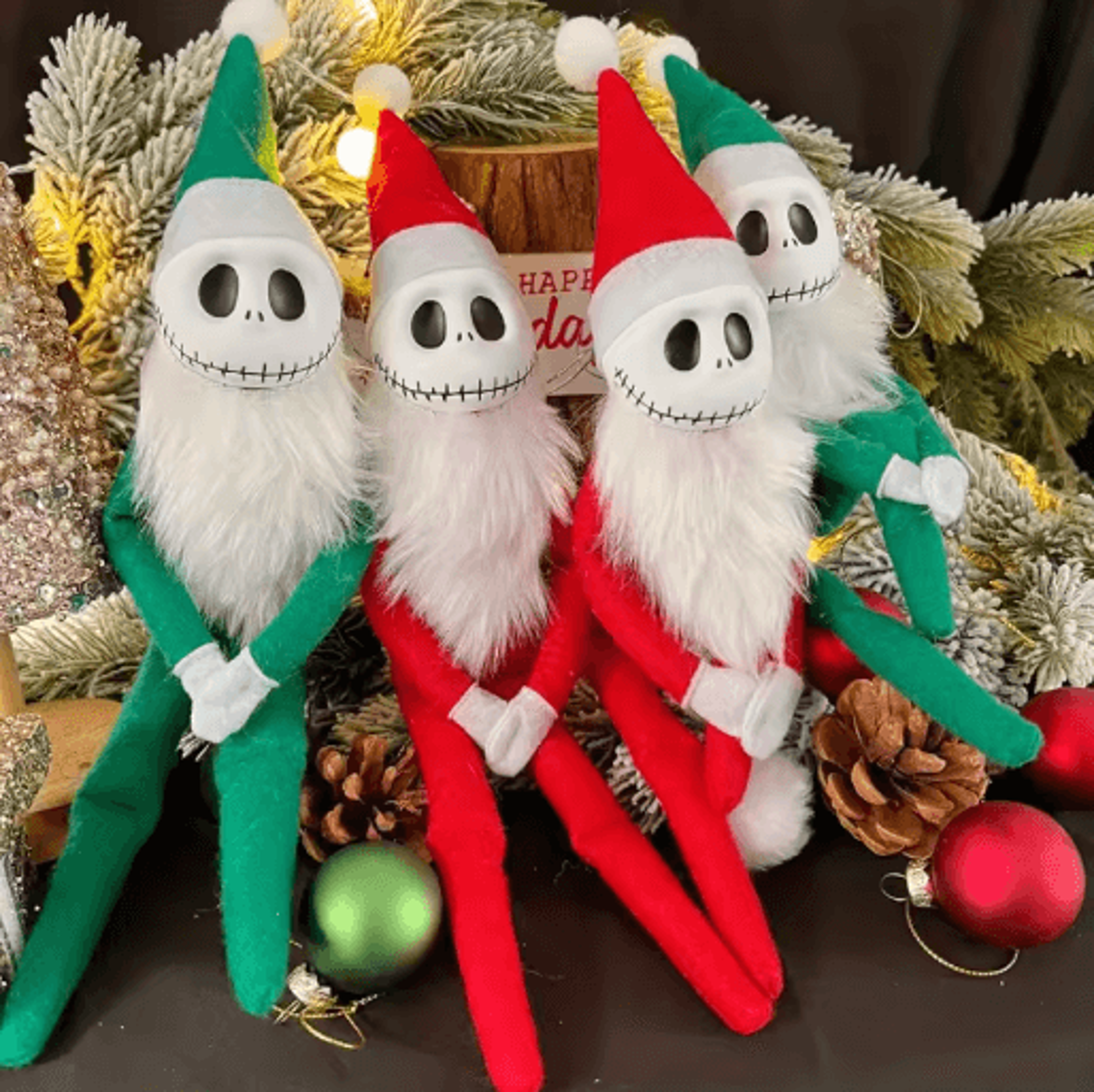 reusable holiday decoration storage set christmas new year party decor organizer