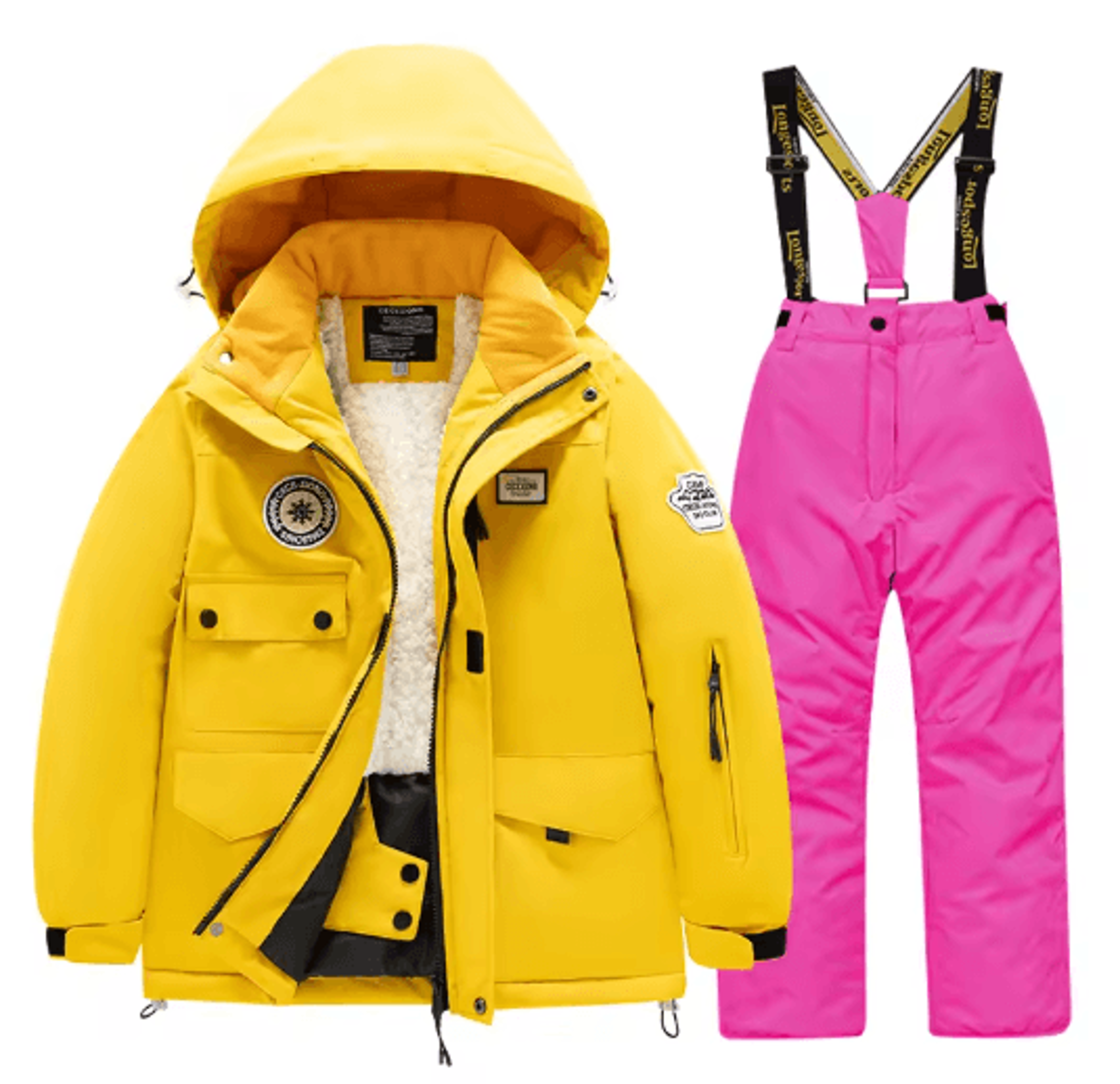 childrens winter ski suit windproof waterproof snow jacket for boys and girls