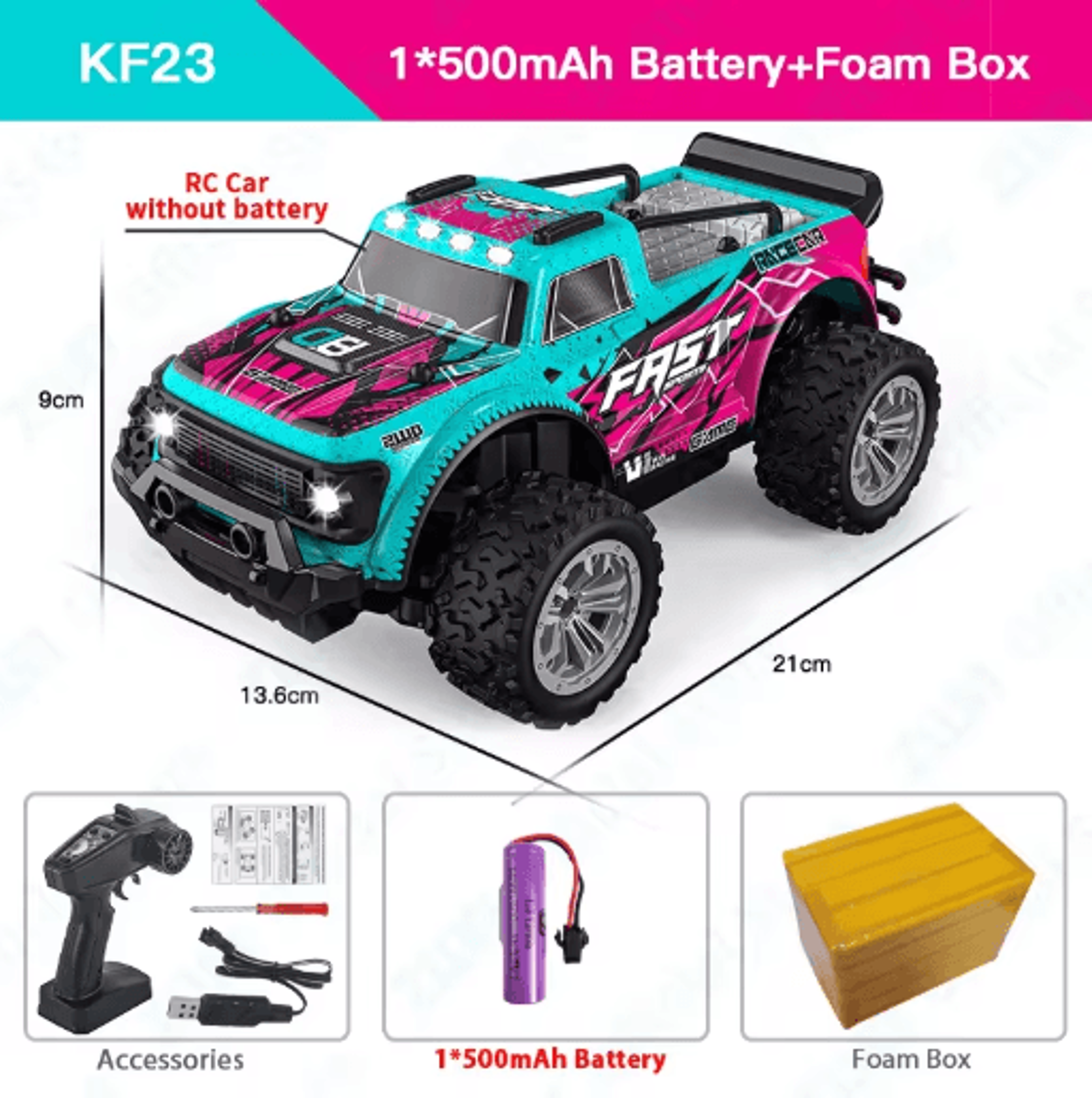 zwn rc off road car 1 16 1 20 scale 2.4g remote control climbing vehicle with led lights
