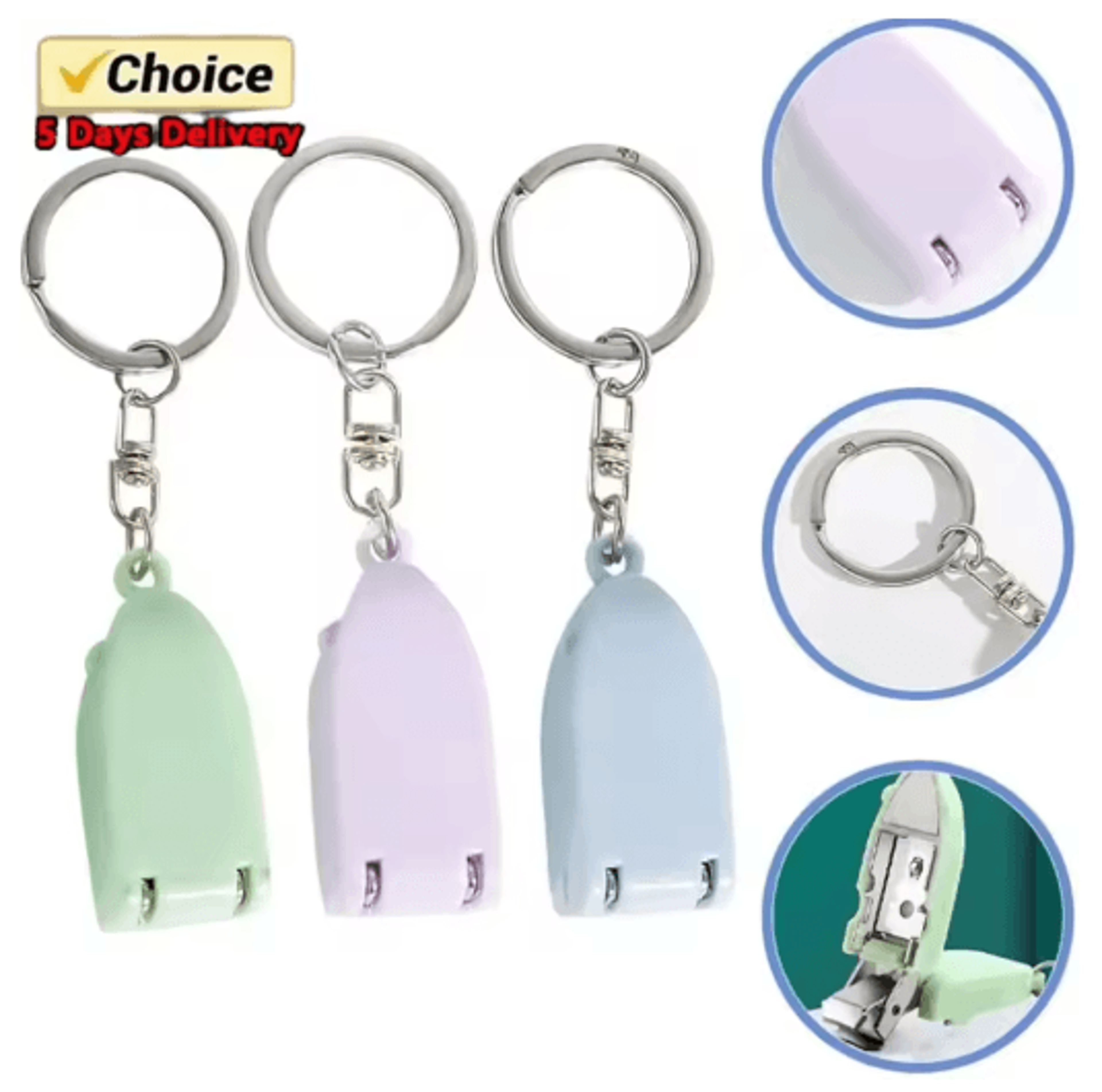 portable mini keychain nail clippers stainless steel folding travel nail trimmer