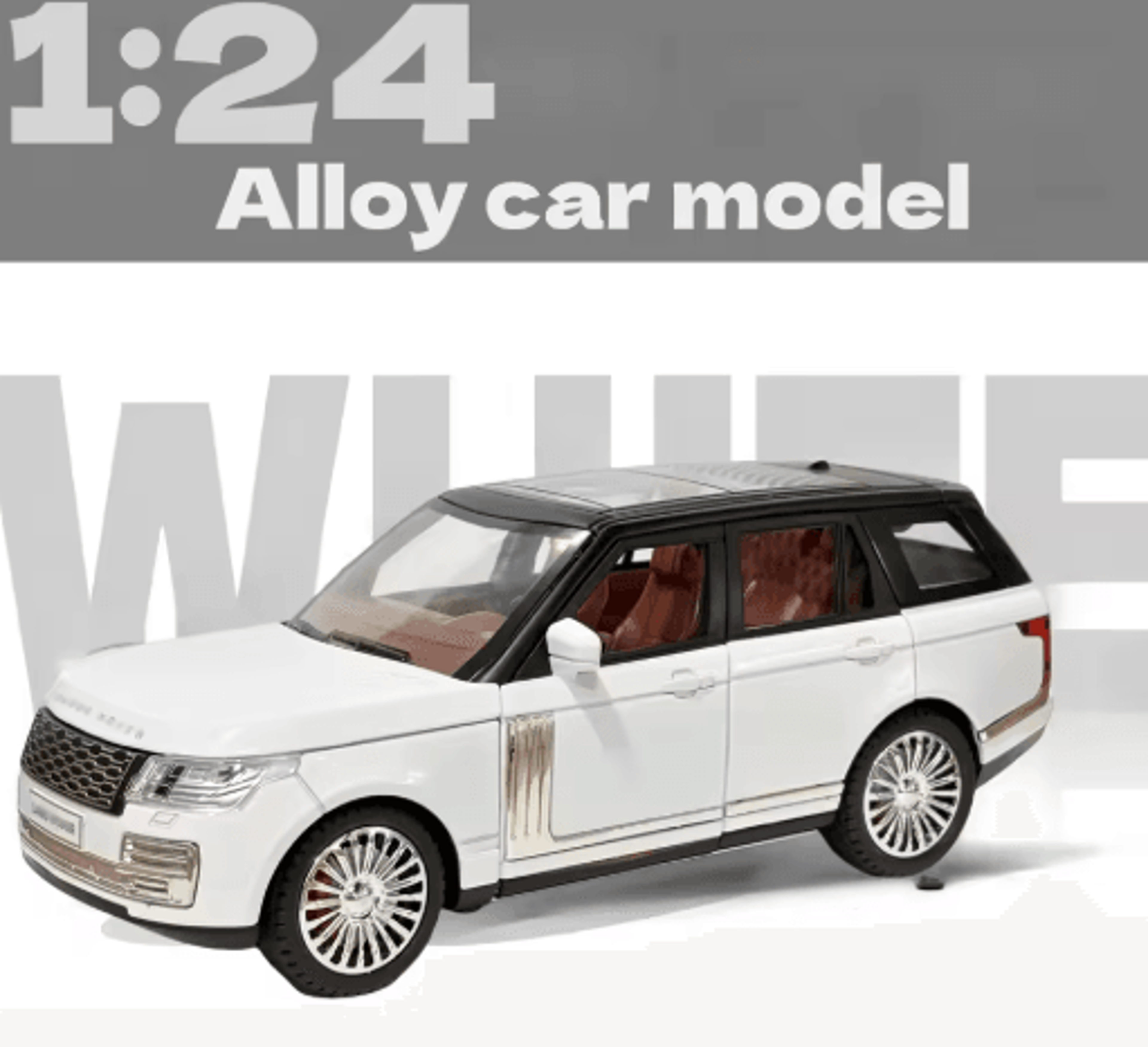 1 24 scale zinc alloy diecast car model with opening doors inertia pull back collectible