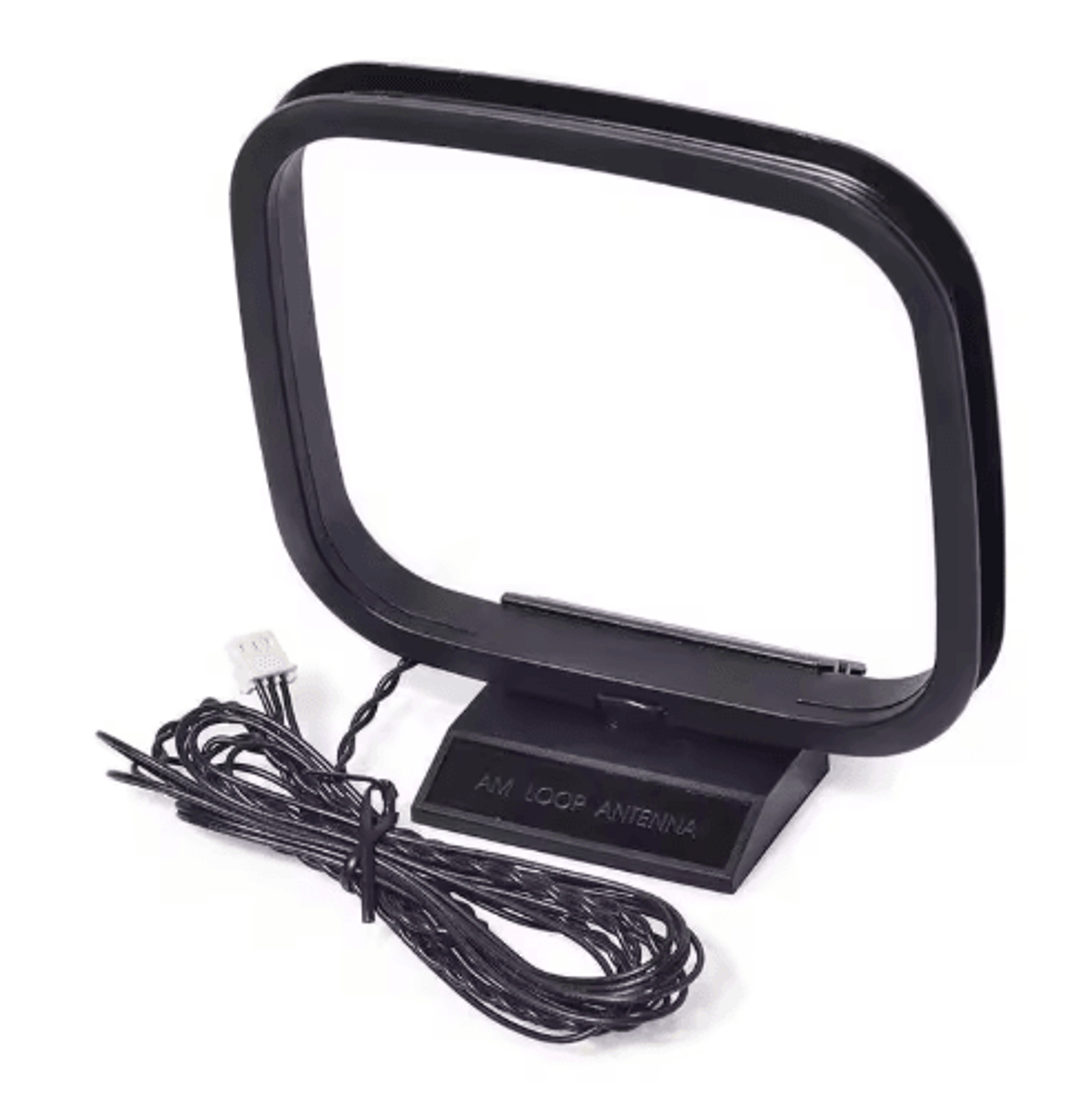fm am loop antenna with 3 pin mini connector home audio receiver antenna