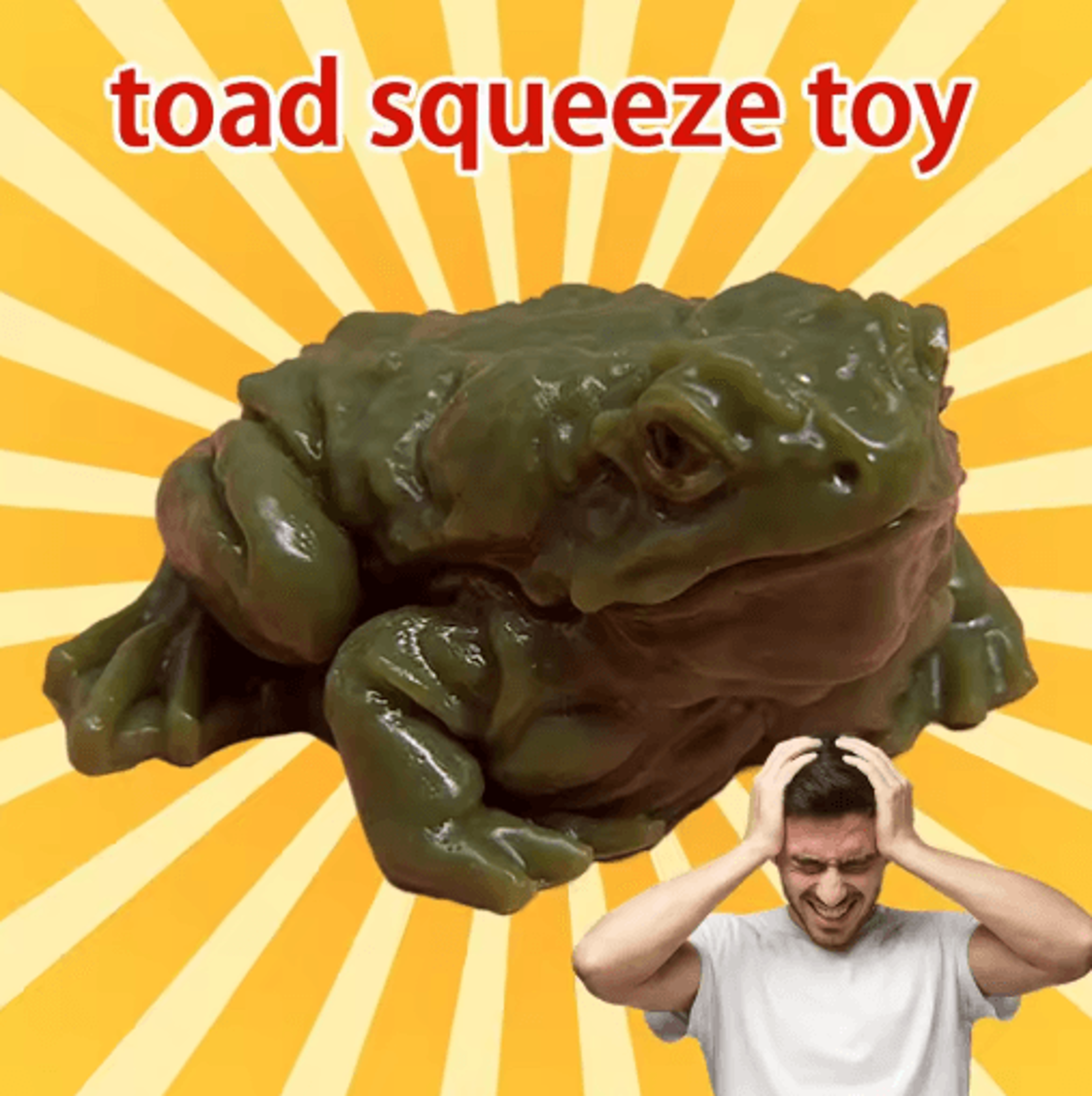 realistic frog squeeze fidget toy soft tpr witch toad halloween prank figurine 1 to 5pcs