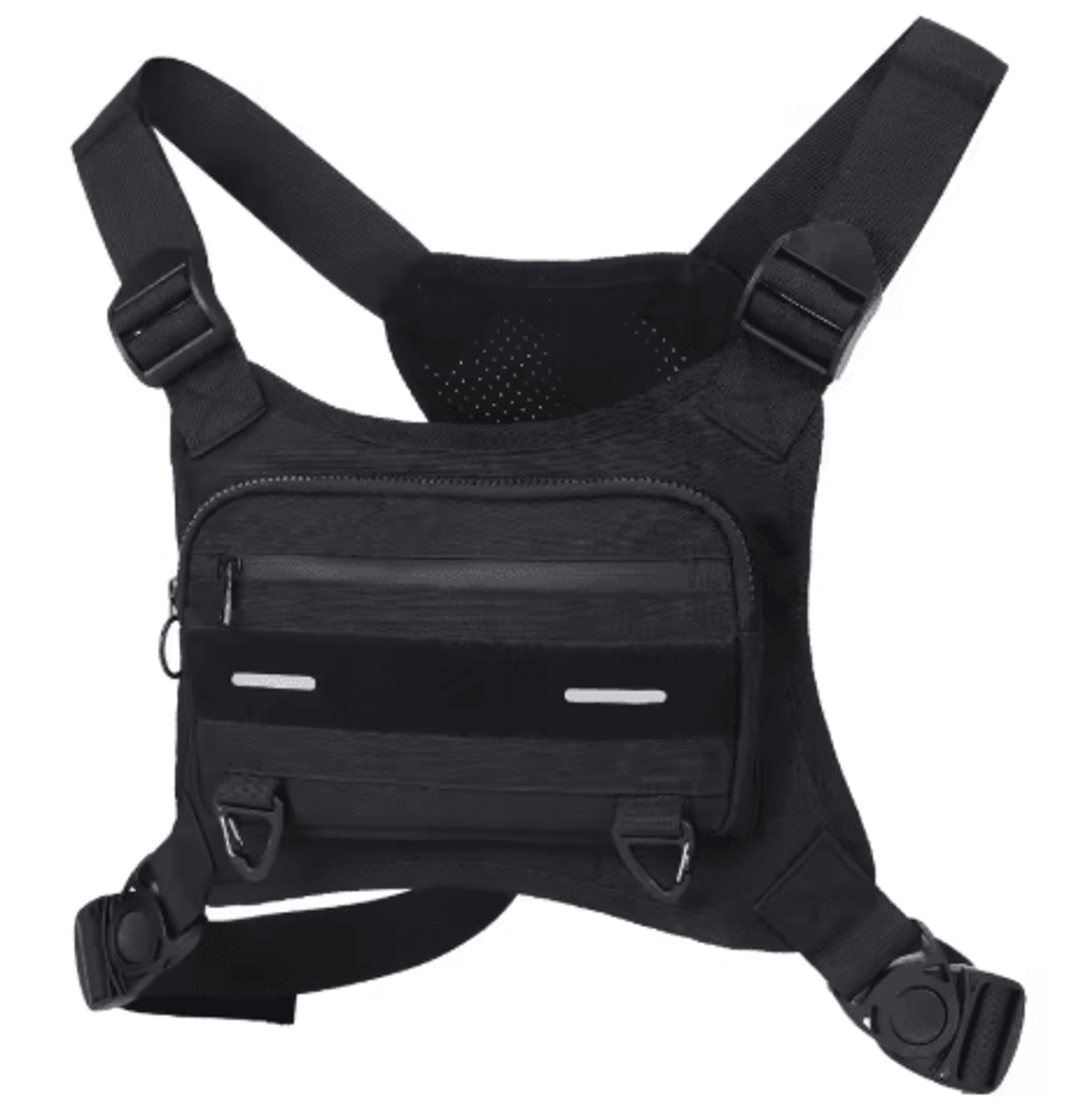 sports chest bag running vest waterproof reflective anti theft chest pack for outdoor activities