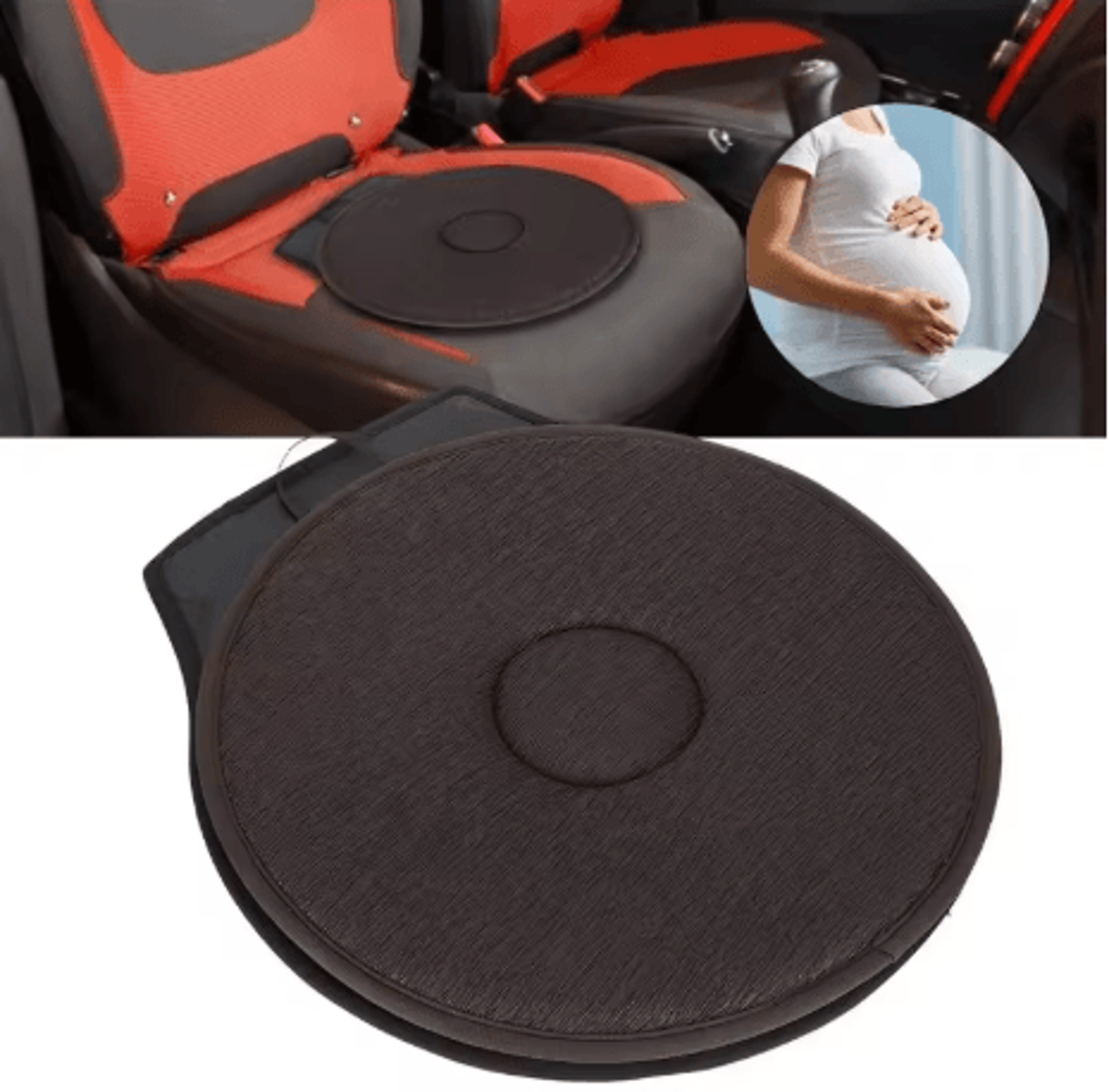 360 rotating car seat cushion portable anti slip swivel cushion for easy entry and exit