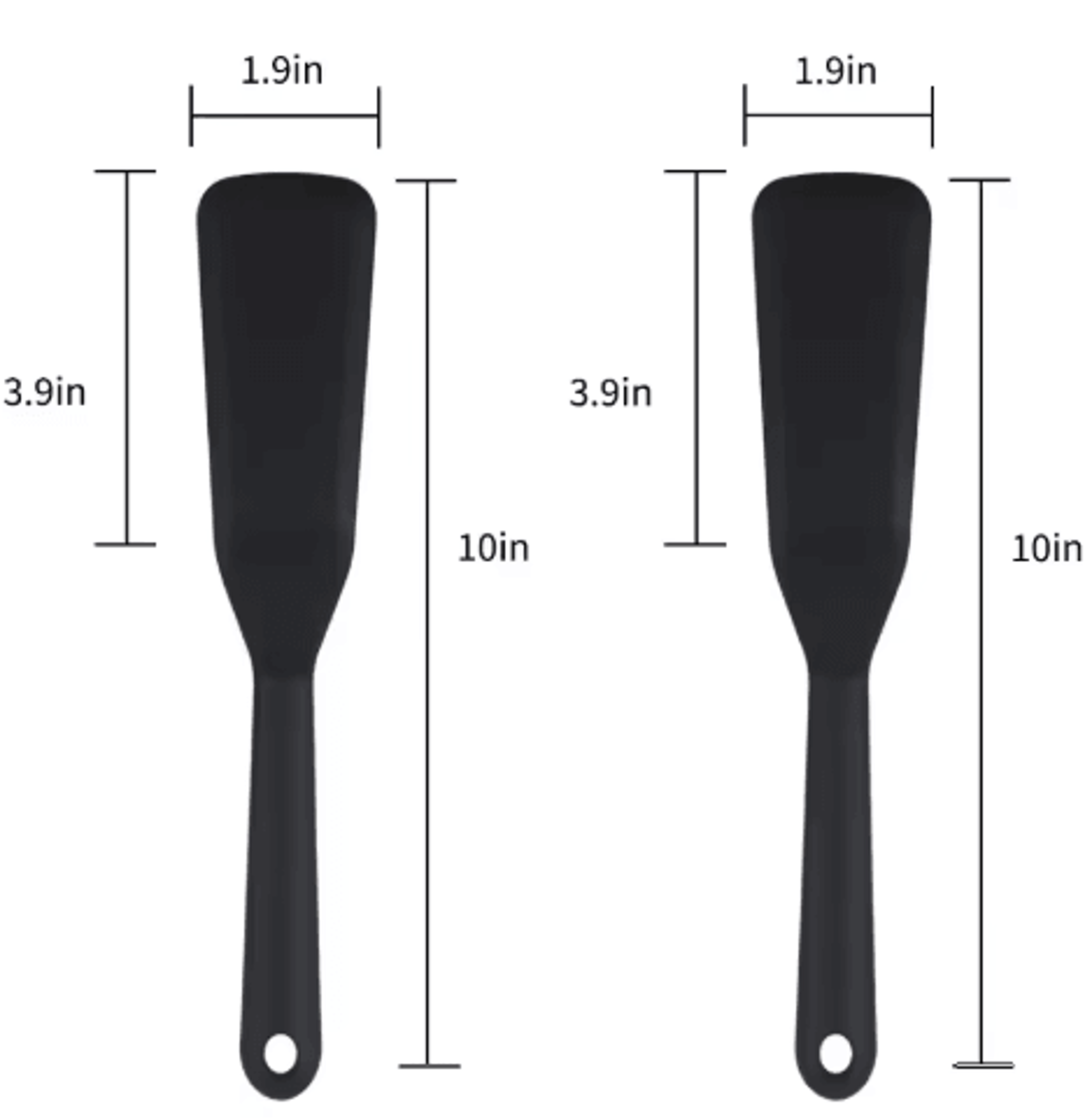 silicone cooking spatula spoon heat resistant frying and flipping utensil for eggs fish and more