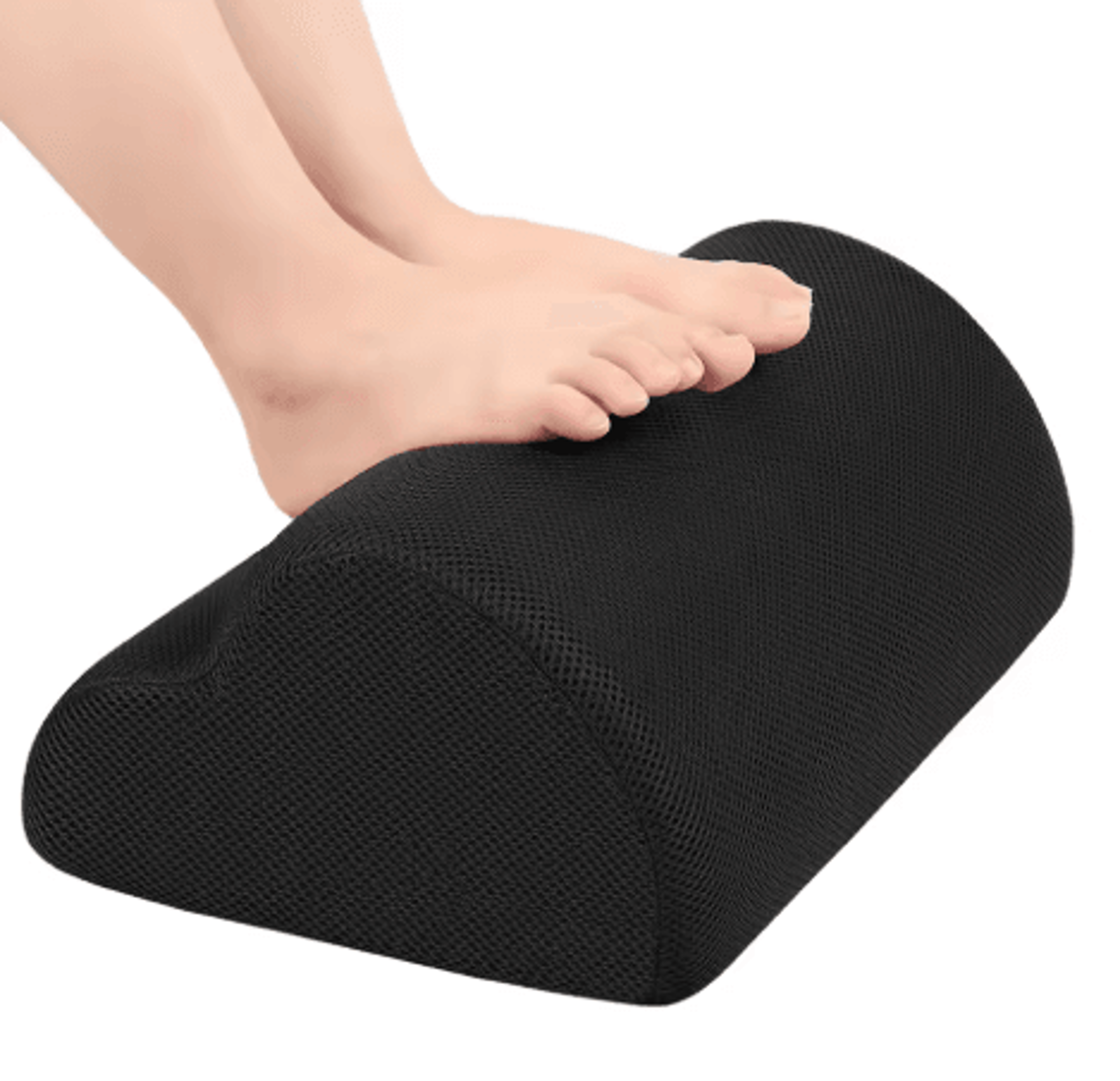 large ergonomic foot rest under desk foot stool for office home and car washable cover