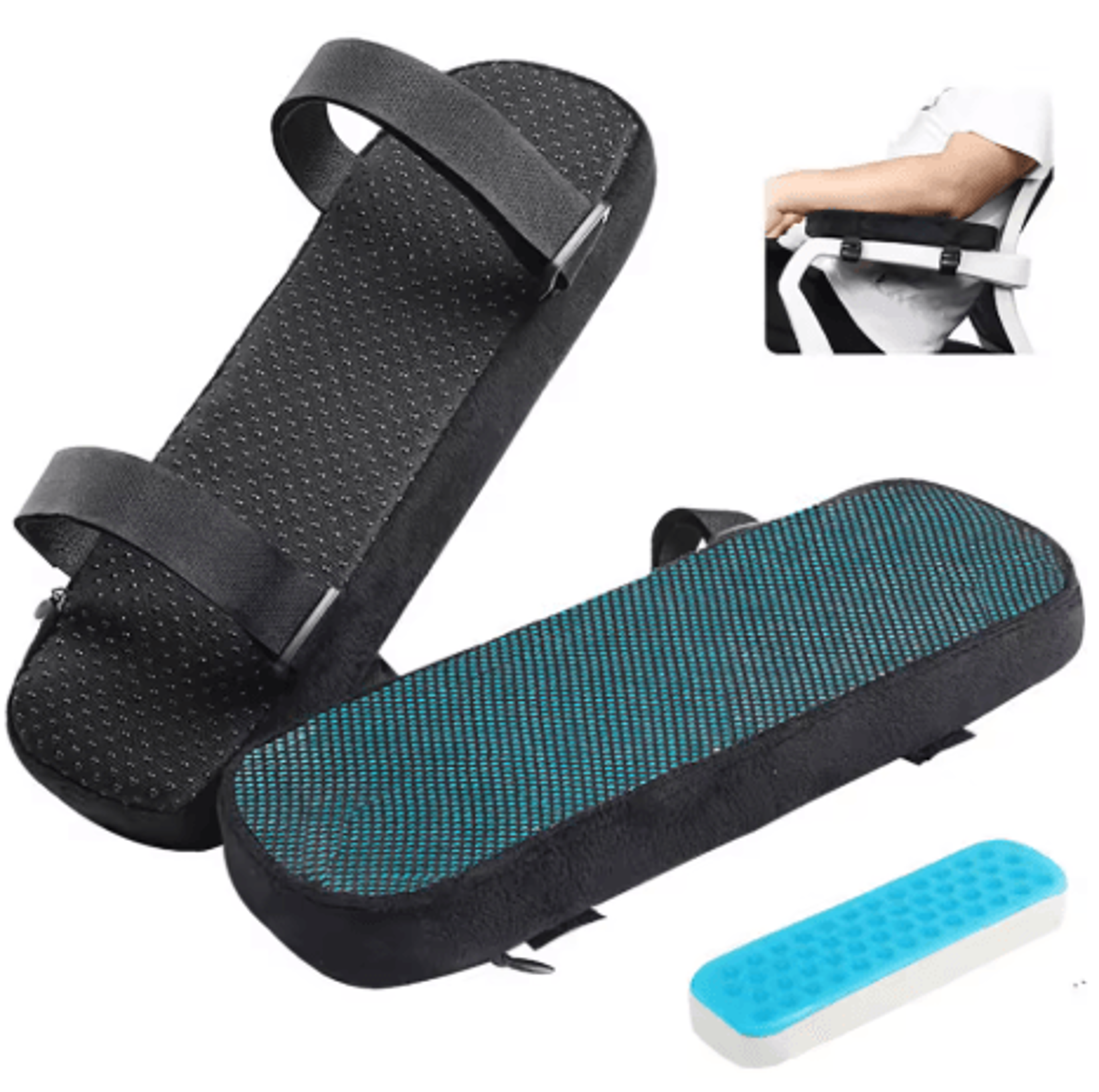 ergonomic armrest pads office chair arm rest cover pillow for elbow support set of 2
