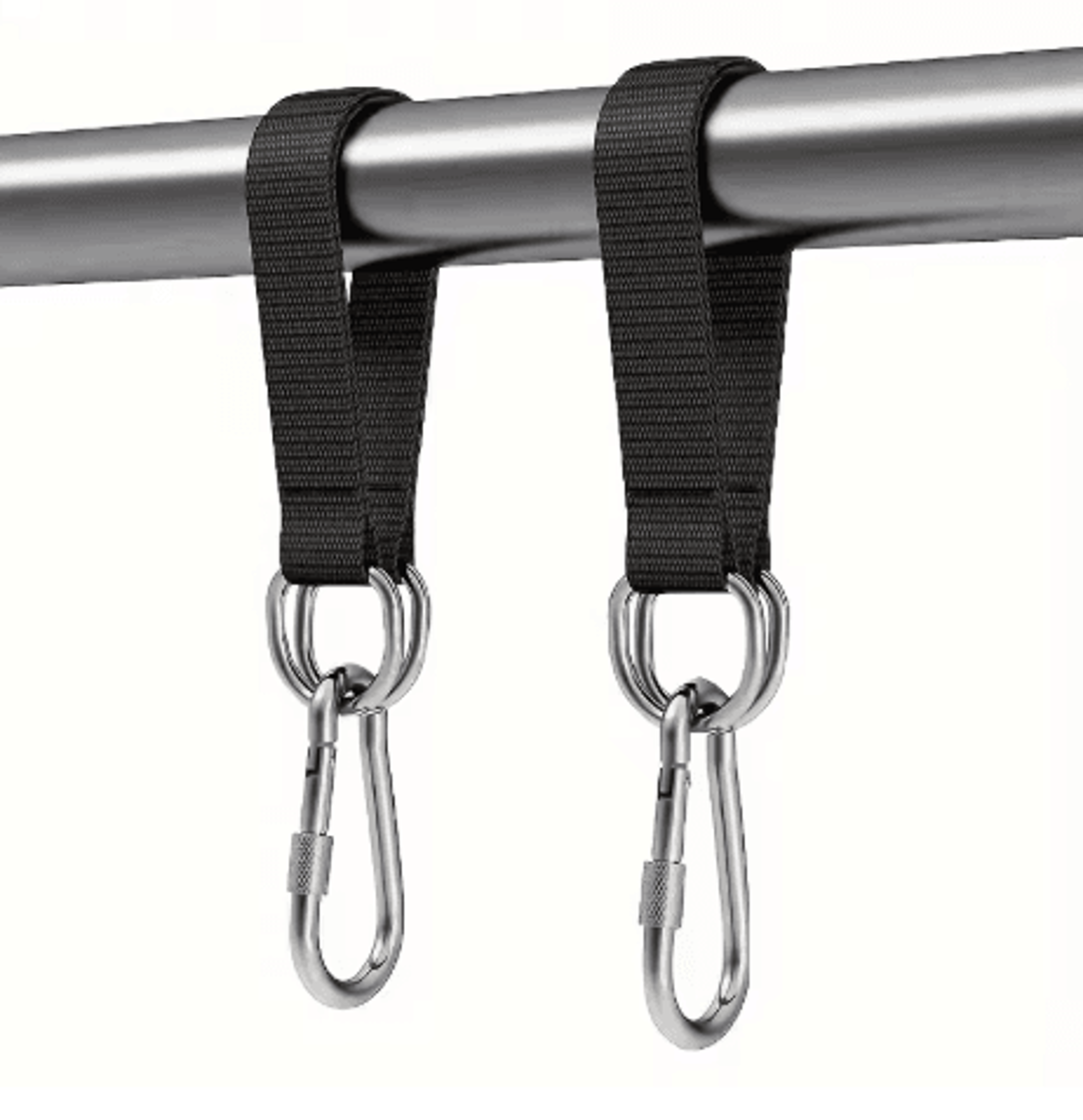 durable hammock hanging belt set 1 to 2pcs heavy duty straps with steel alloy hooks for camping and hiking