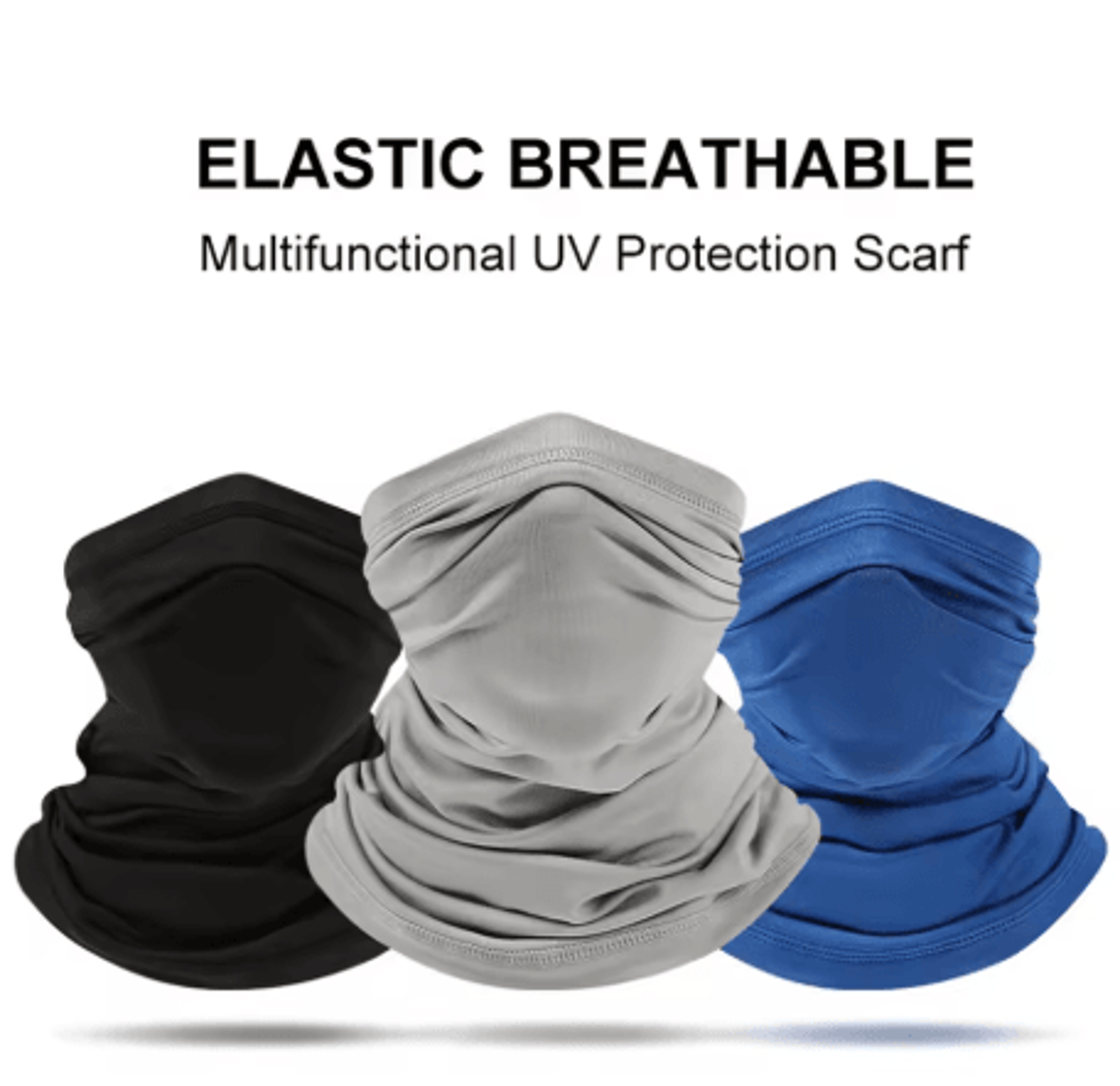 outdoor uv protection bandana scarf multifunctional neck warmer face and head wrap for fishing hiking and cycling
