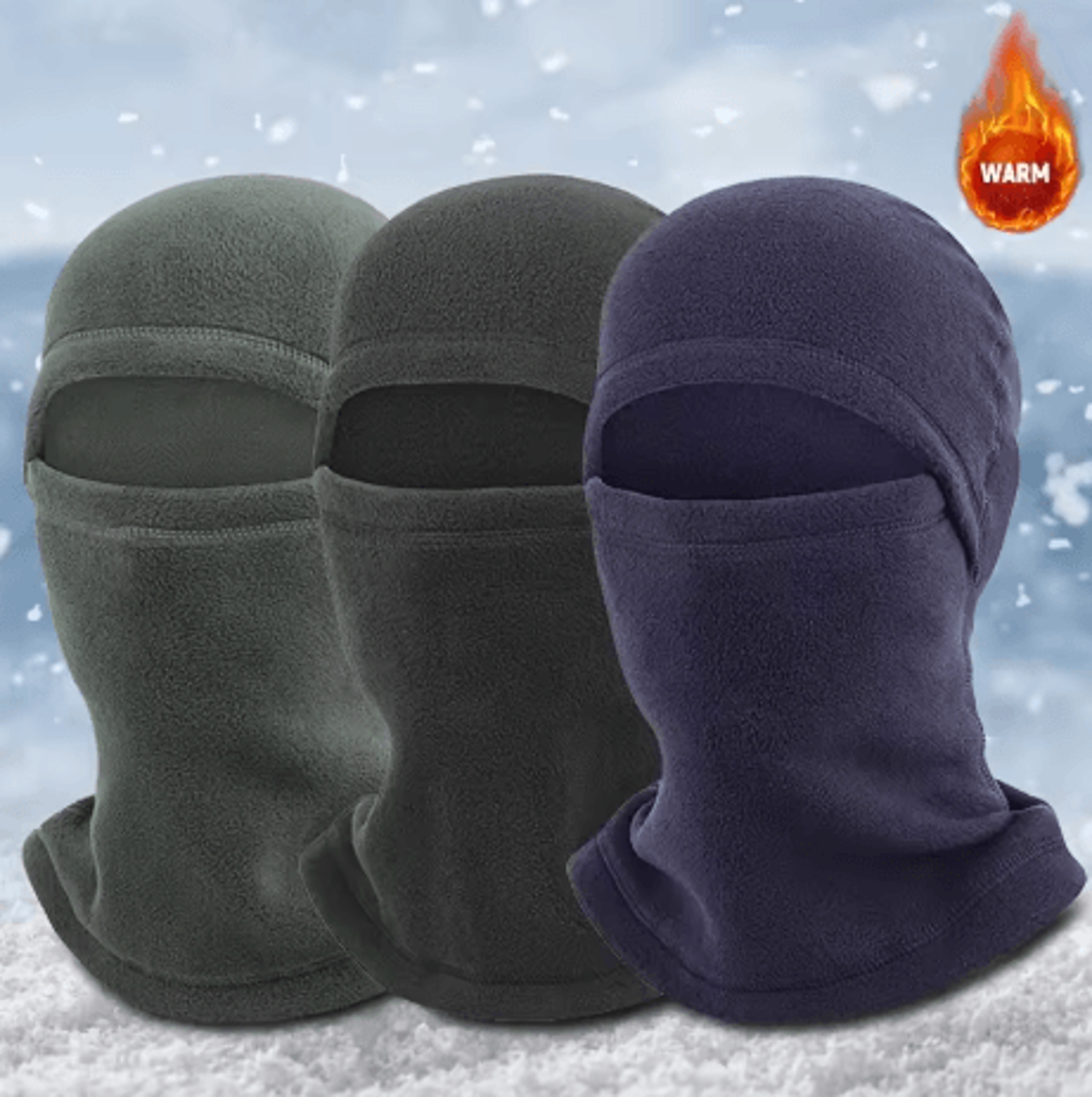 windproof full face pullover cap integrated ski and mountaineering mask with neck protection