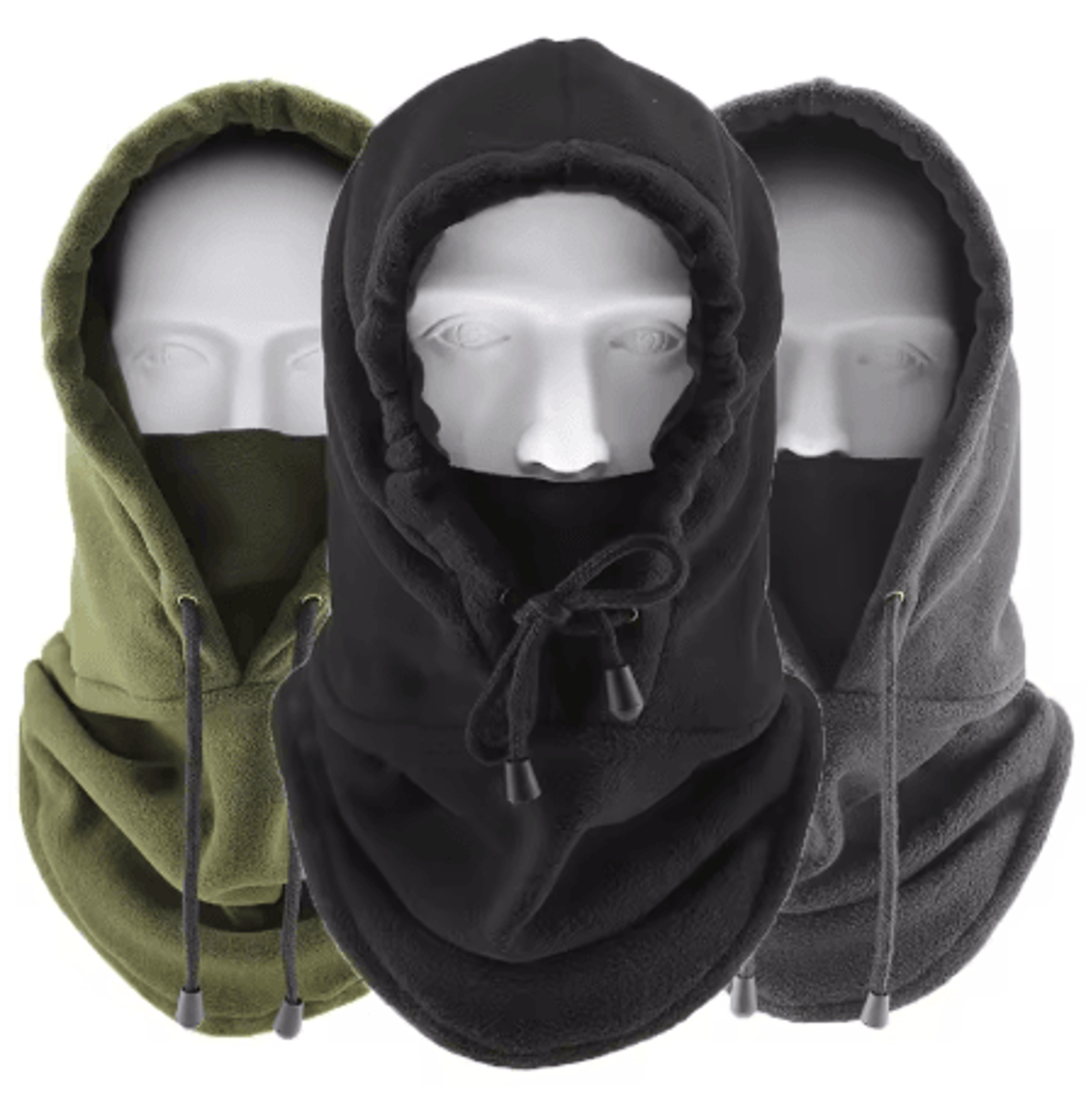 windproof polar fleece balaclava adjustable thermal winter mask for cycling motorcycle and skiing unisex