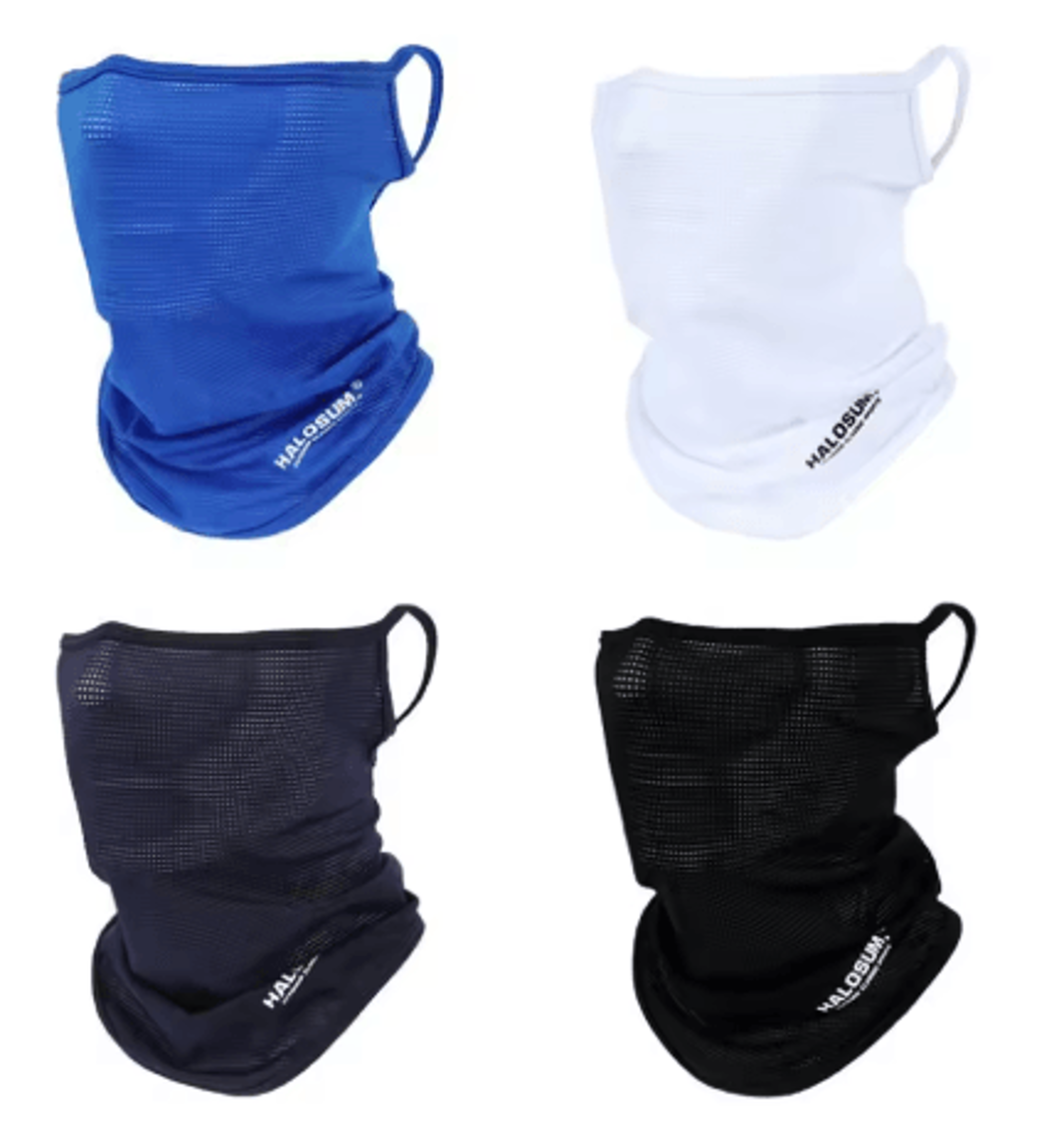 ice silk sunscreen face mask cooling breathable neck gaiter for summer cycling outdoor sports