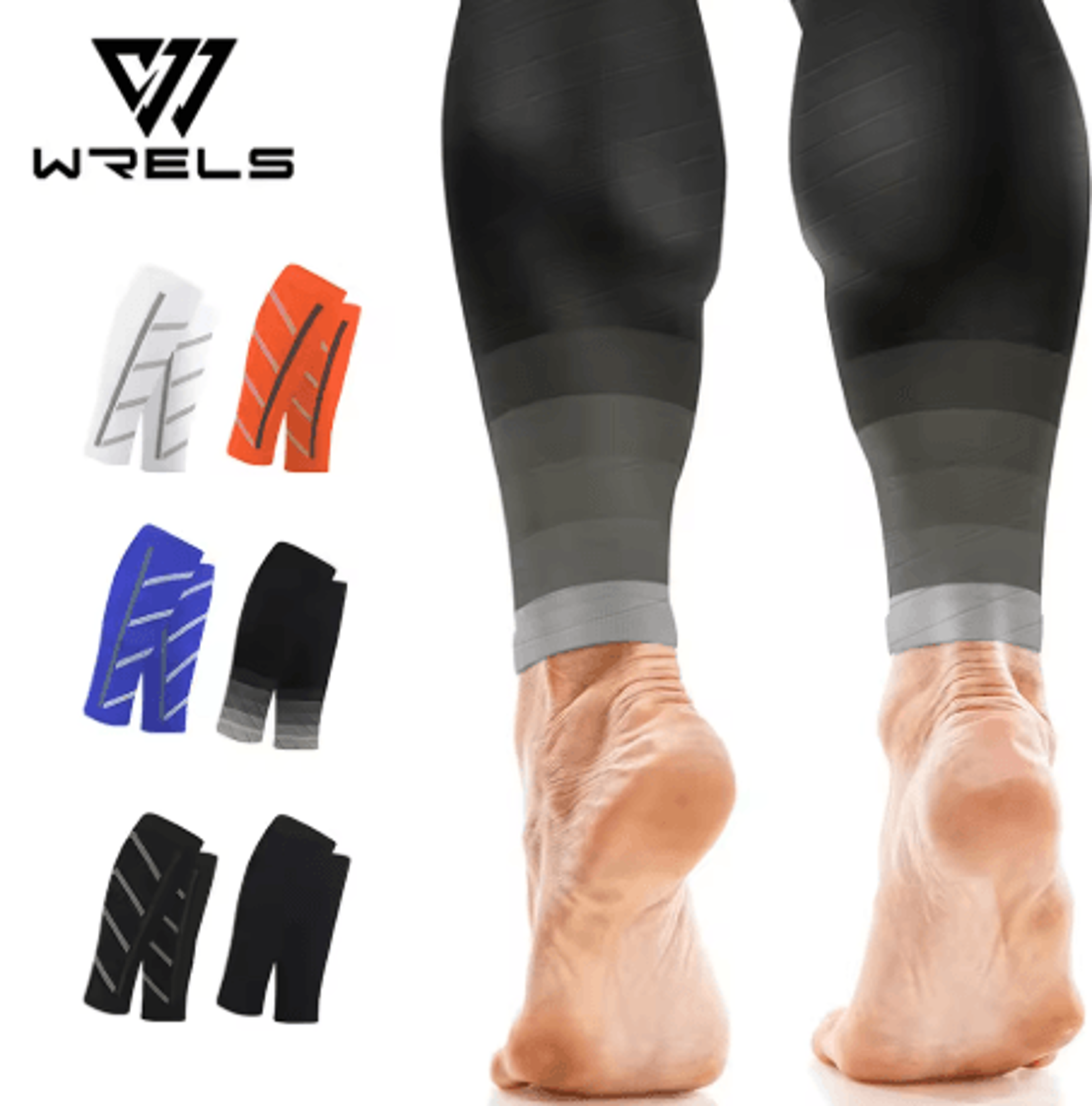 compression sports calf socks long pressure support stockings for men night running and outdoor training