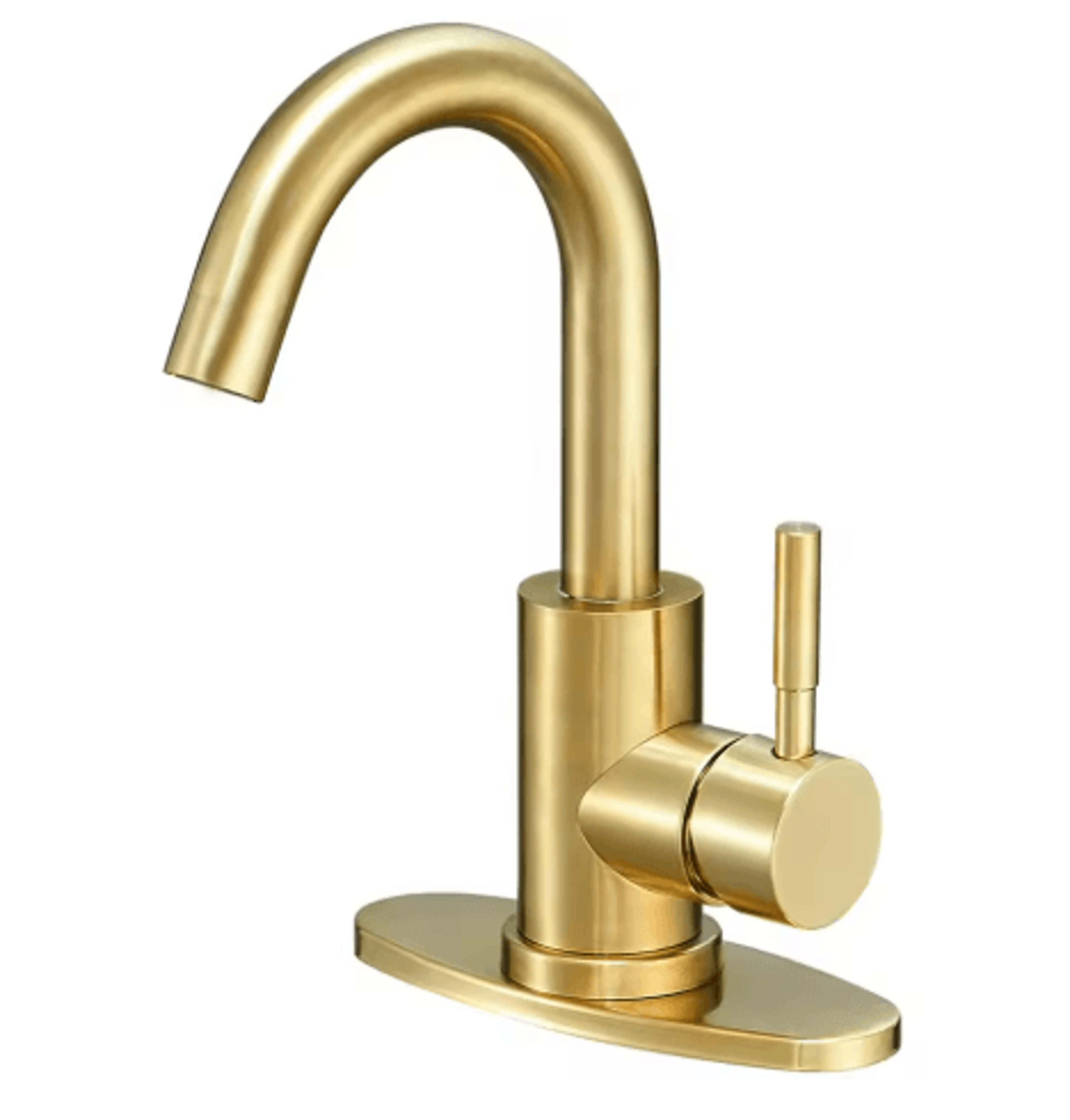 stainless steel golden basin faucet european style brushed gold countertop faucet for hot and cold water