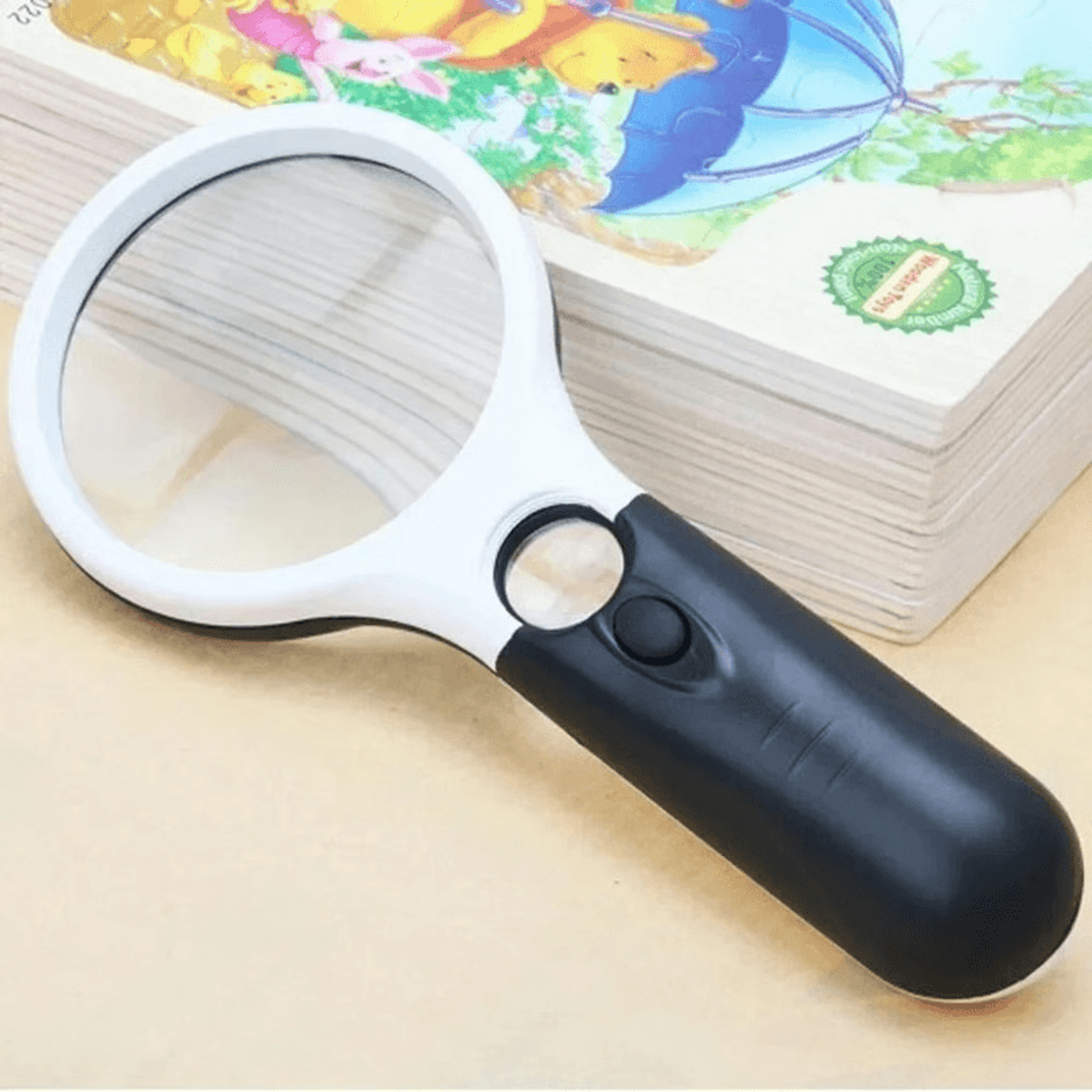 45x magnifying glass with led light – perfect for reading, jewelry, & detailed work