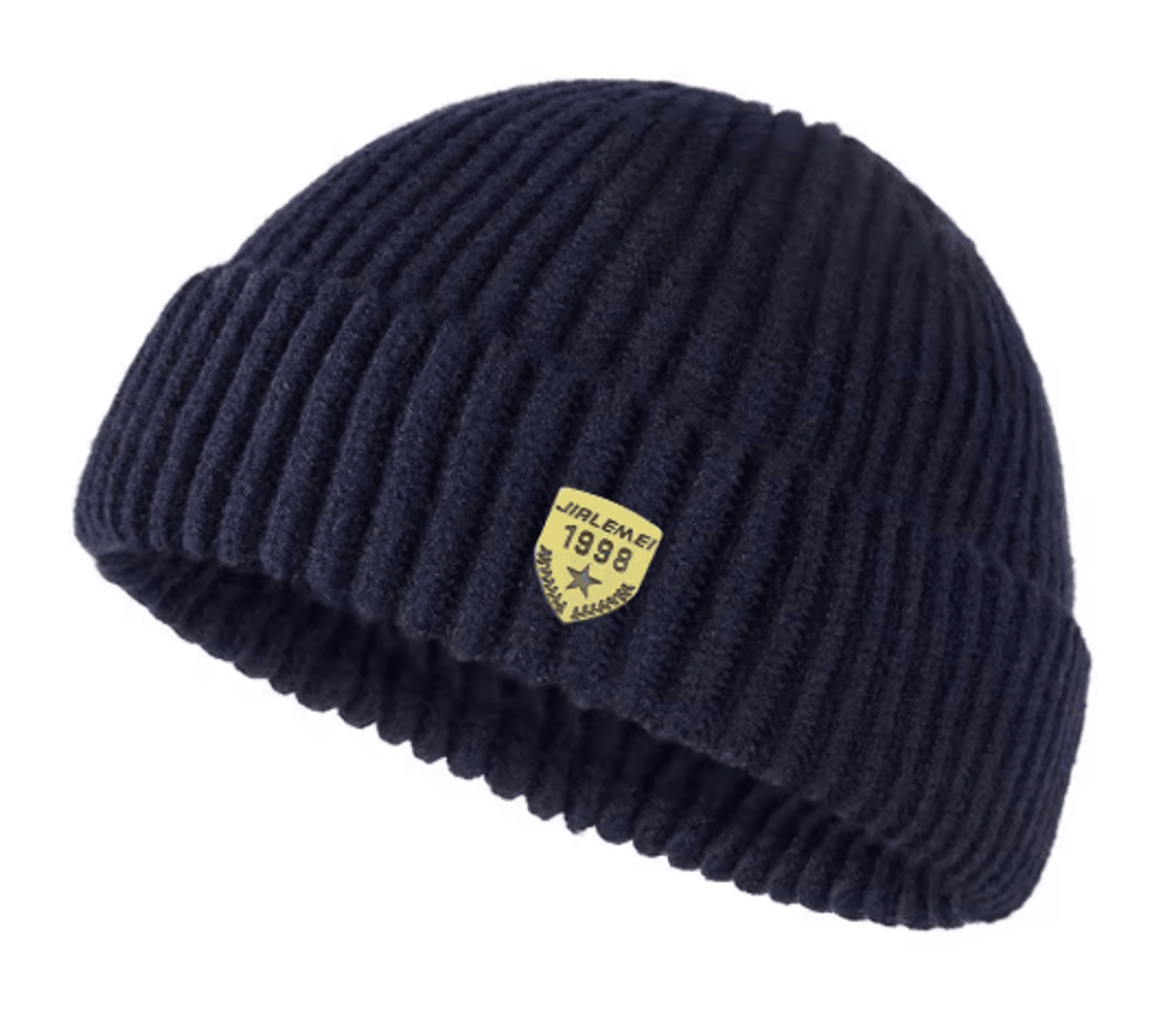 mens brimless knitted beanie skullcap street style hiphop baggy melon cap for winter