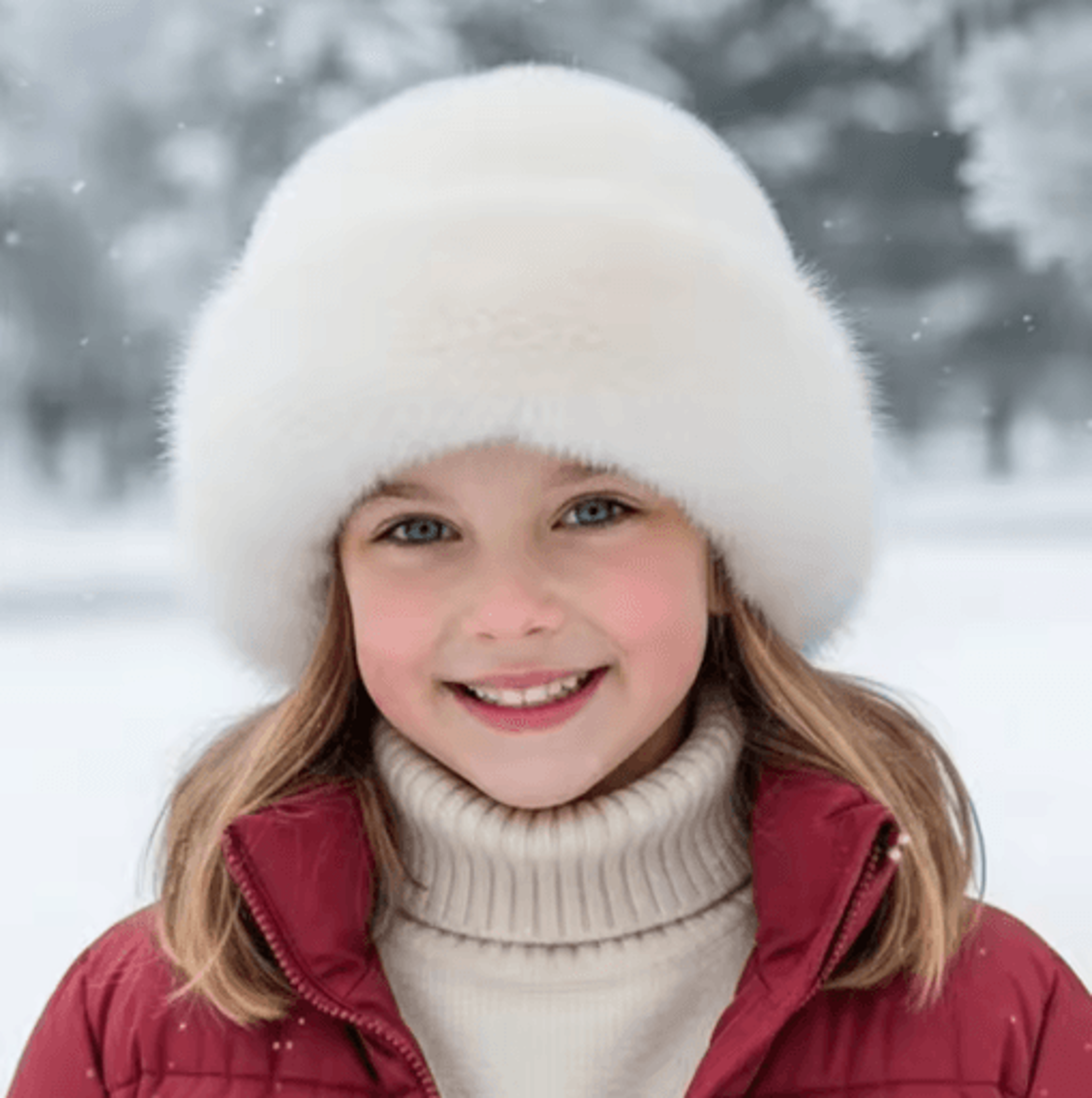 womens furry winter hat korean style thickened mongolian faux fur hat for autumn and winter