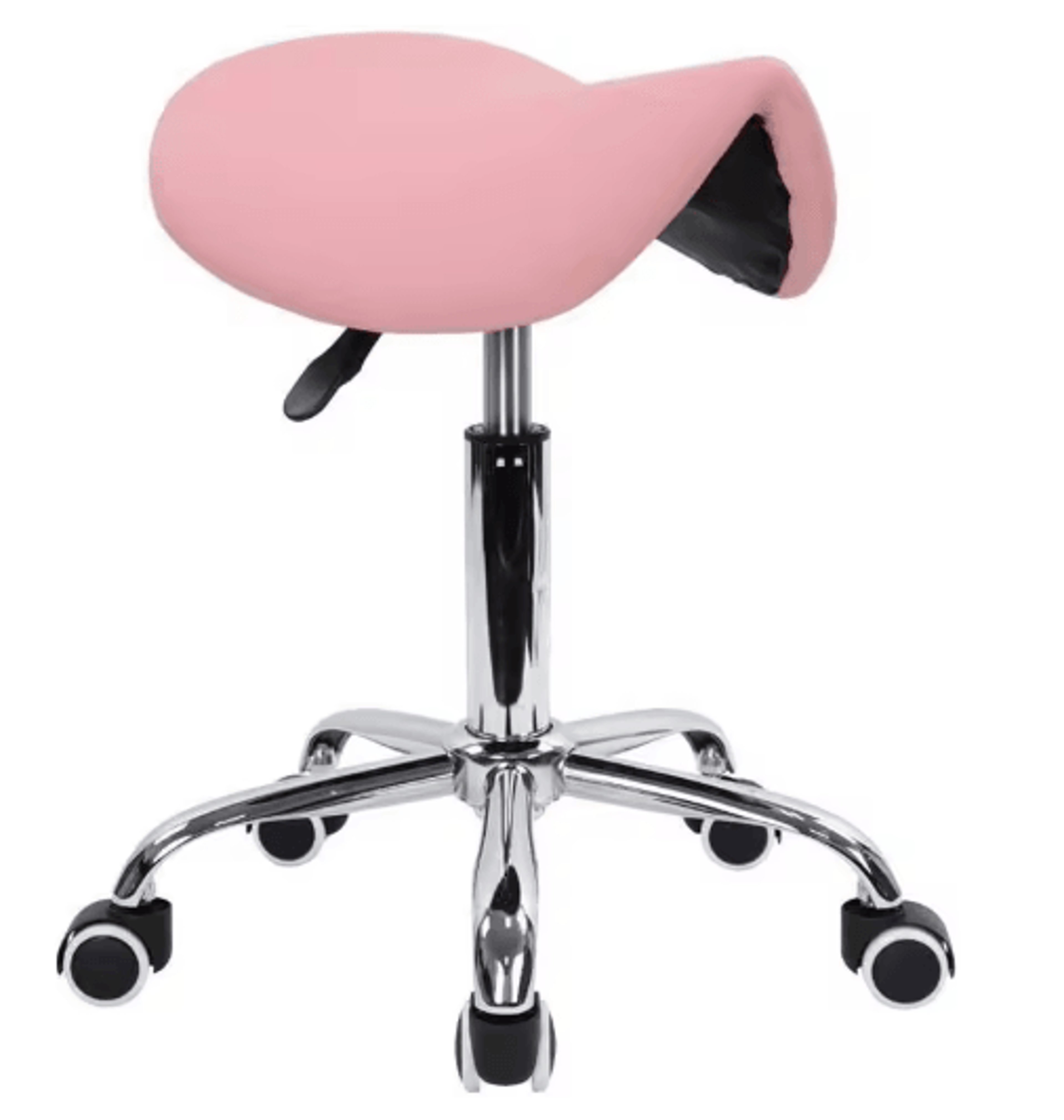 foot saddle stool cosmetology shop technician spinning lift saddle stool dental stool with backrest solid swivel chair