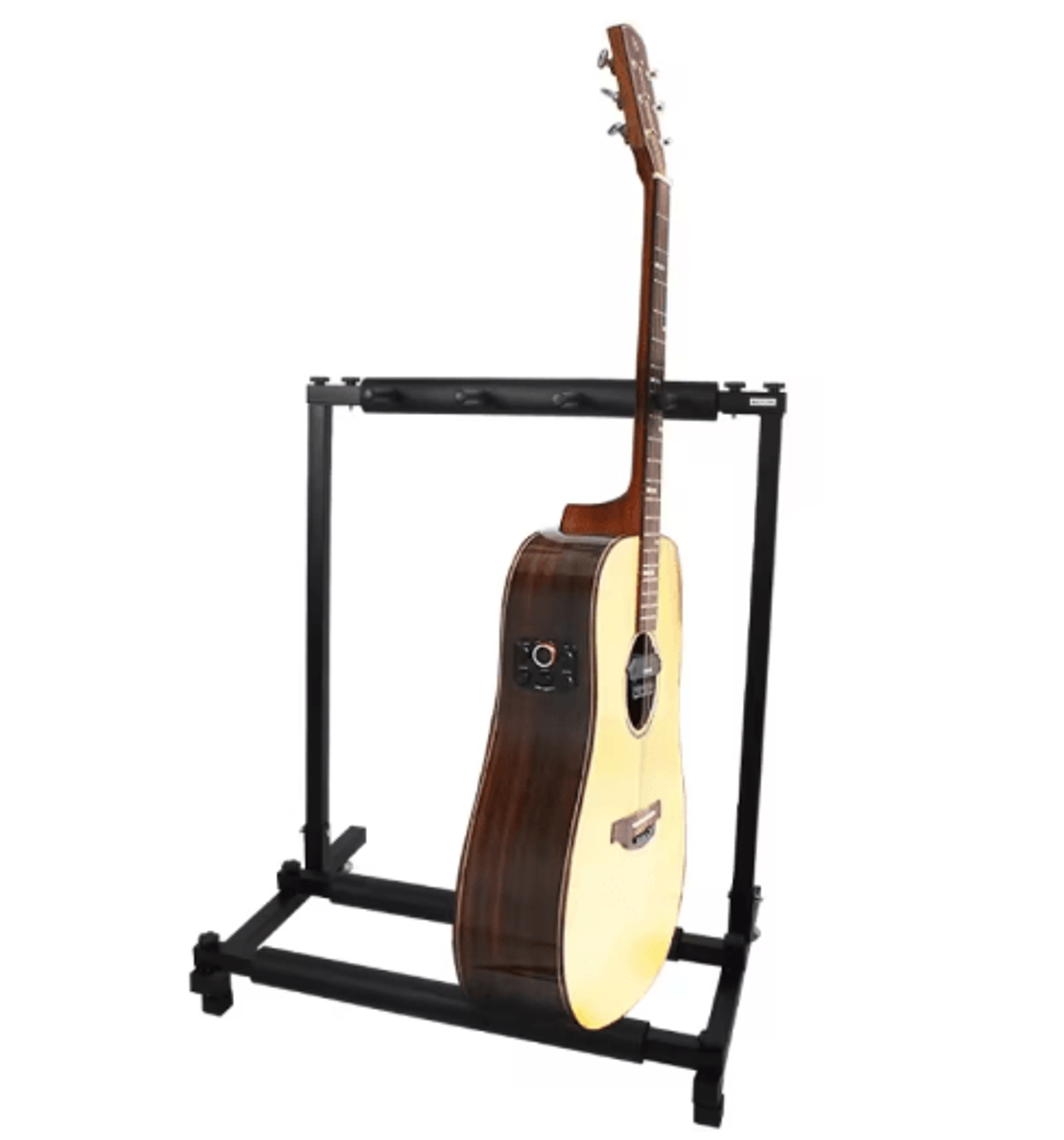 multi tier guitar and bass rack square tube instrument organizer 3 to 7 tier options