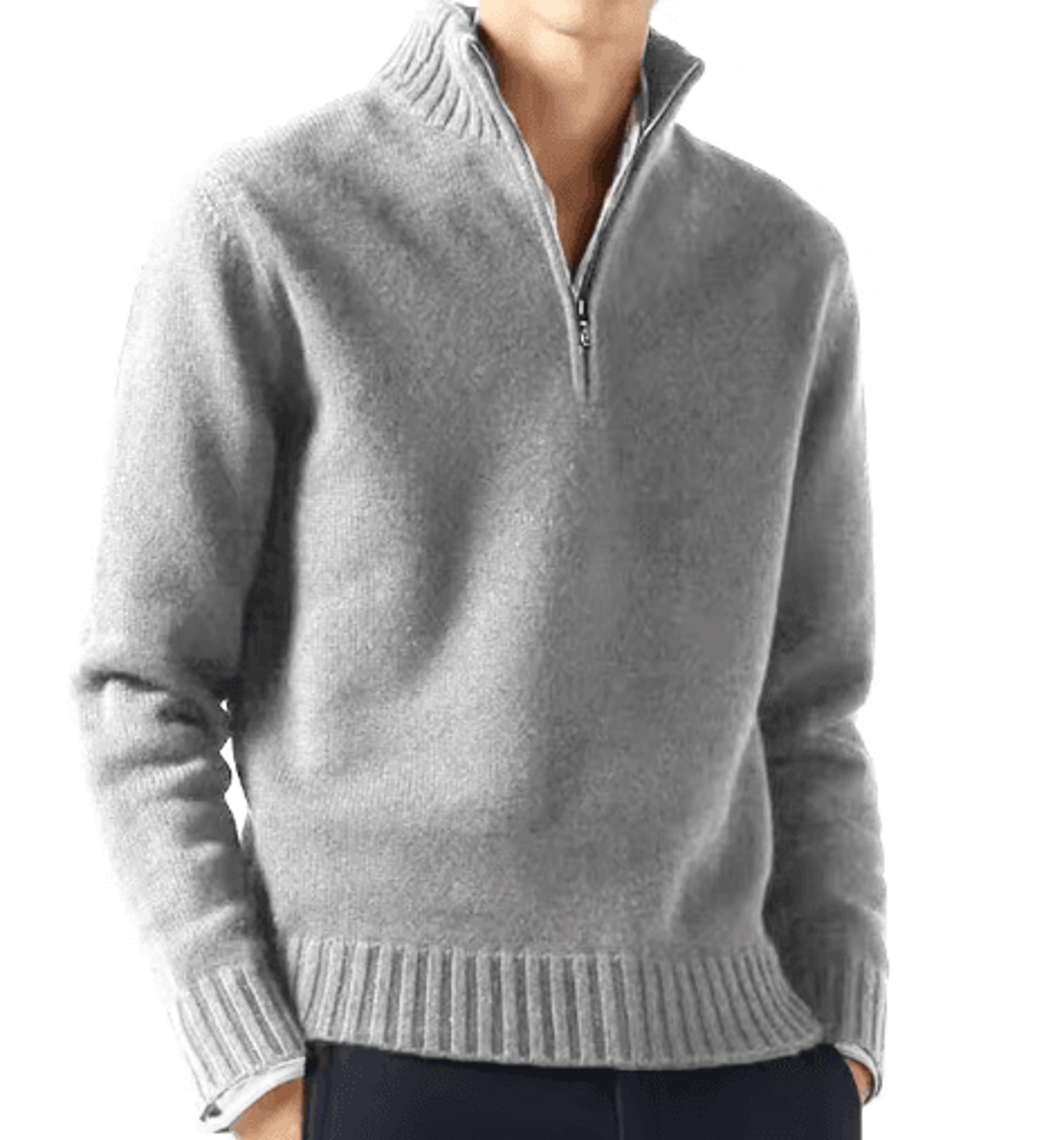 mens autumn turtleneck sweater solid color knitted pullover for casual daily wear
