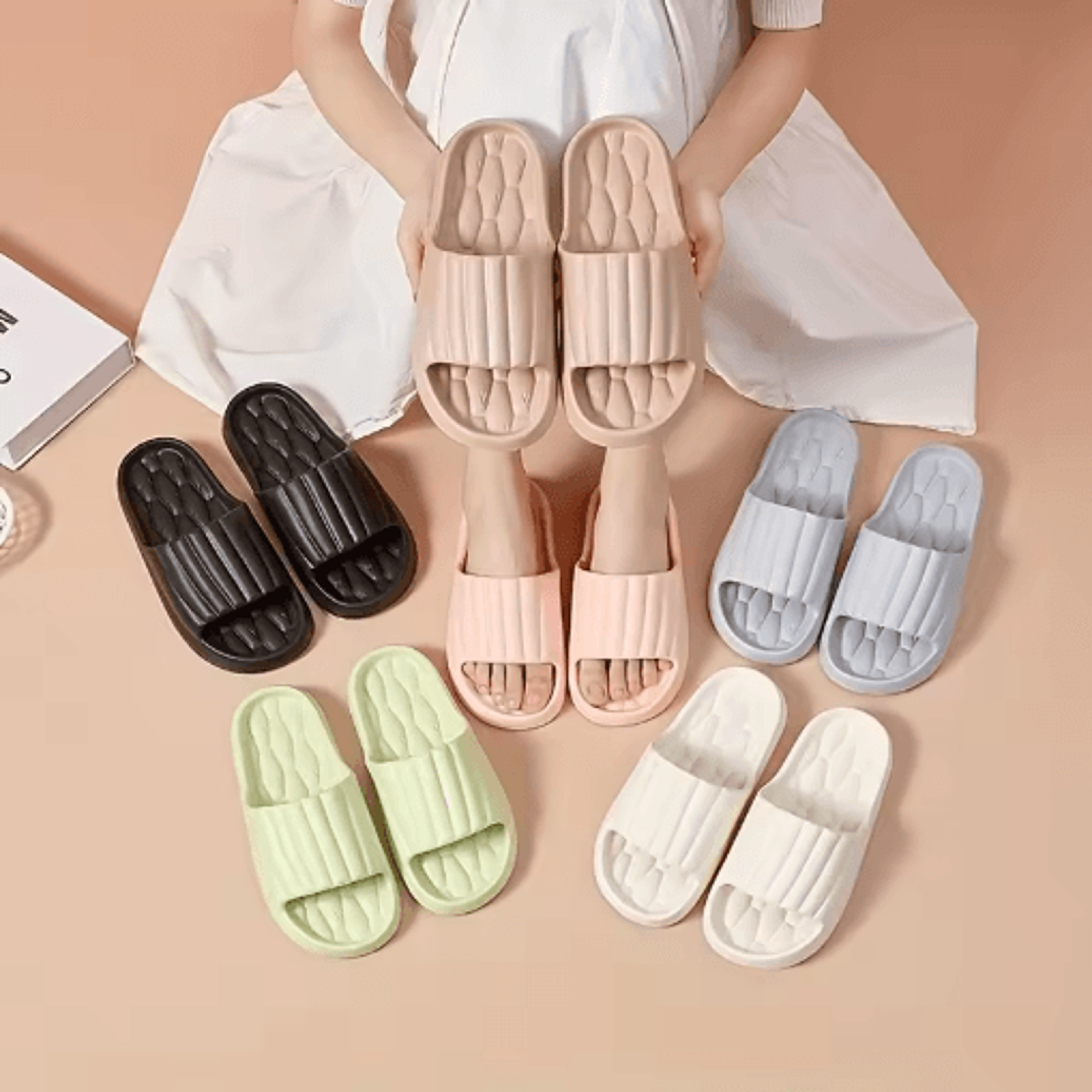 womens eva slide slippers soft non slip indoor and outdoor house shoes