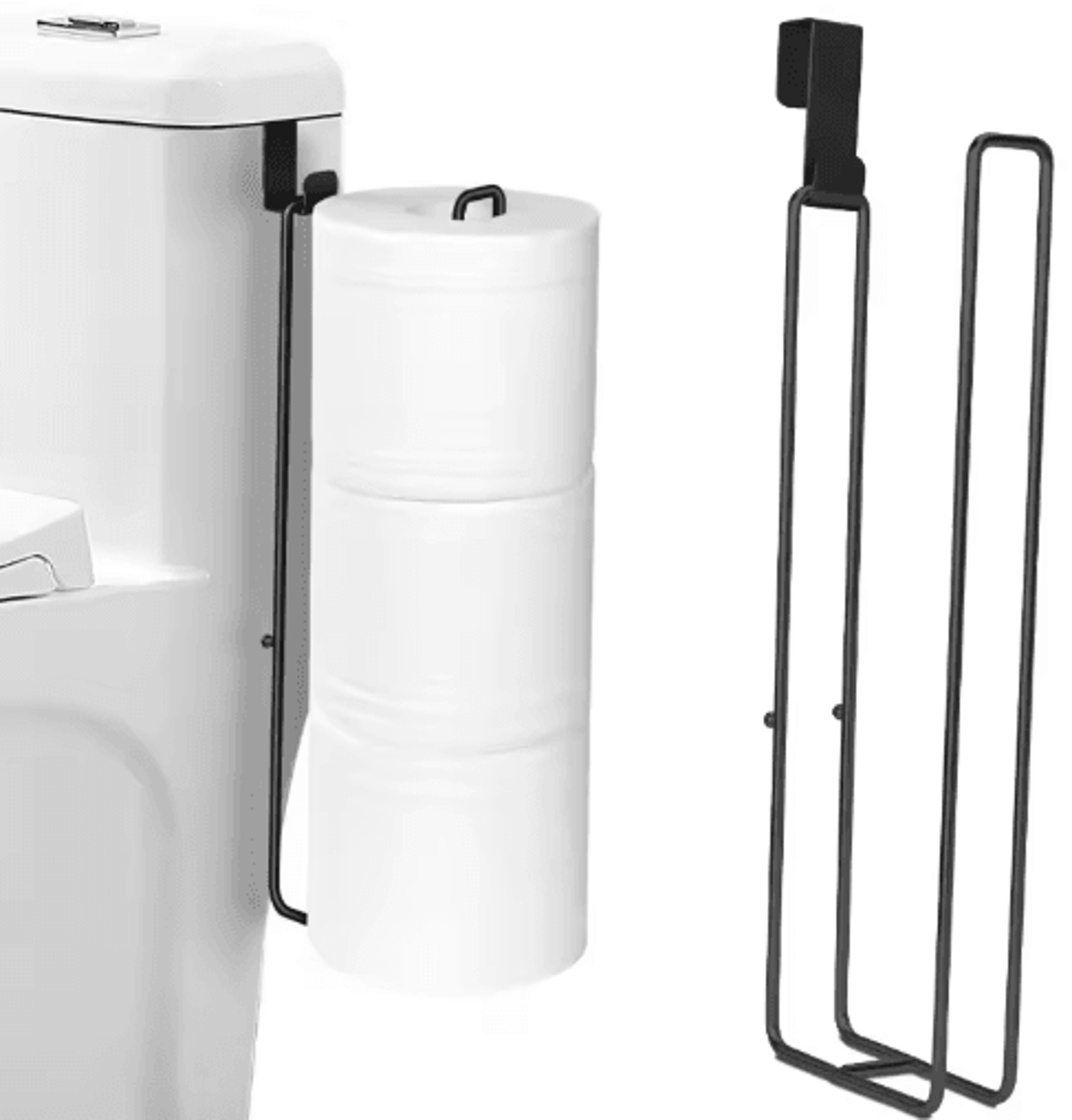 self adhesive toilet paper holder black iron wall mount tissue rack with towel bar