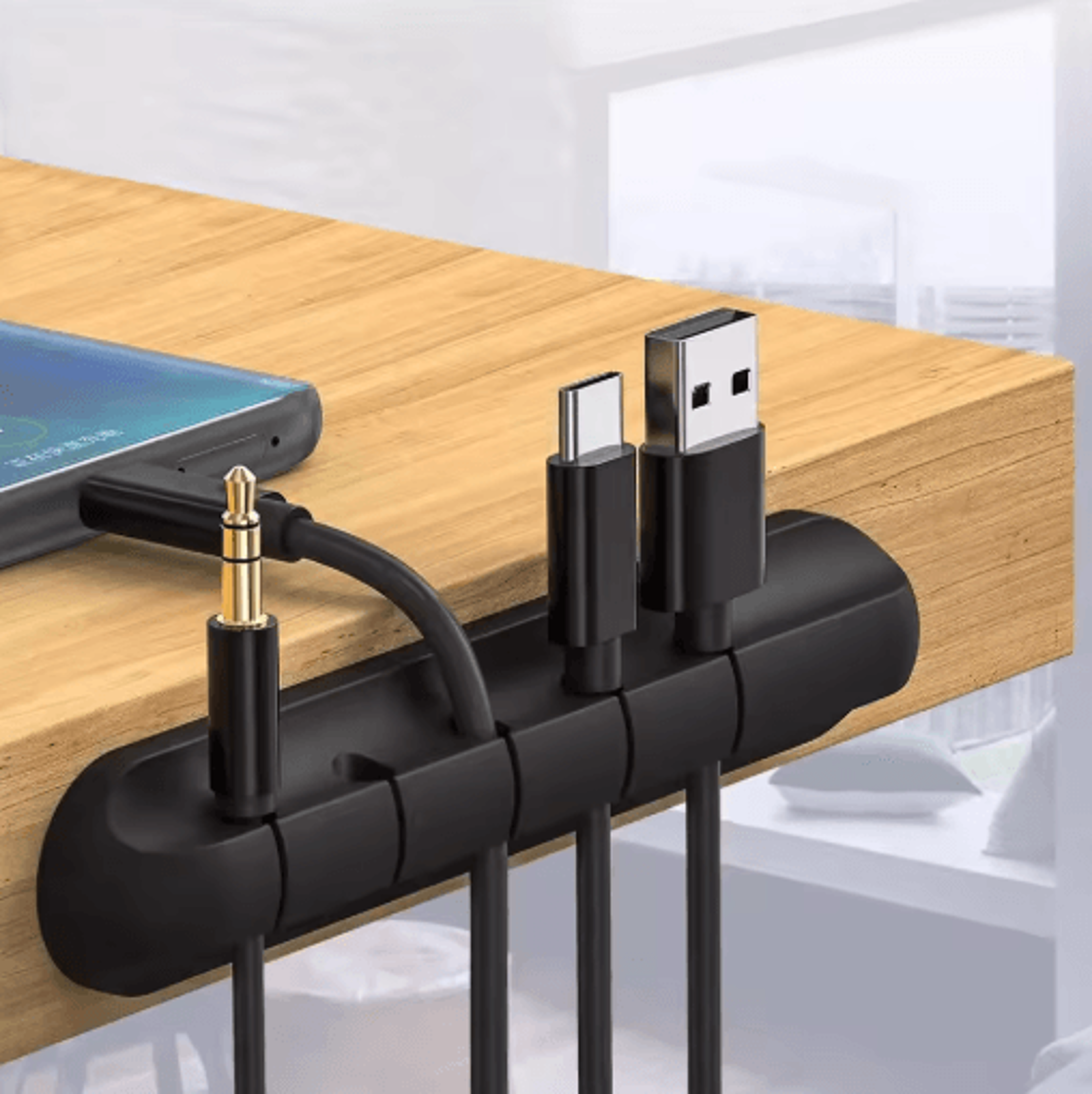 nail free glue wire organizer non shedding cable holder for home and office